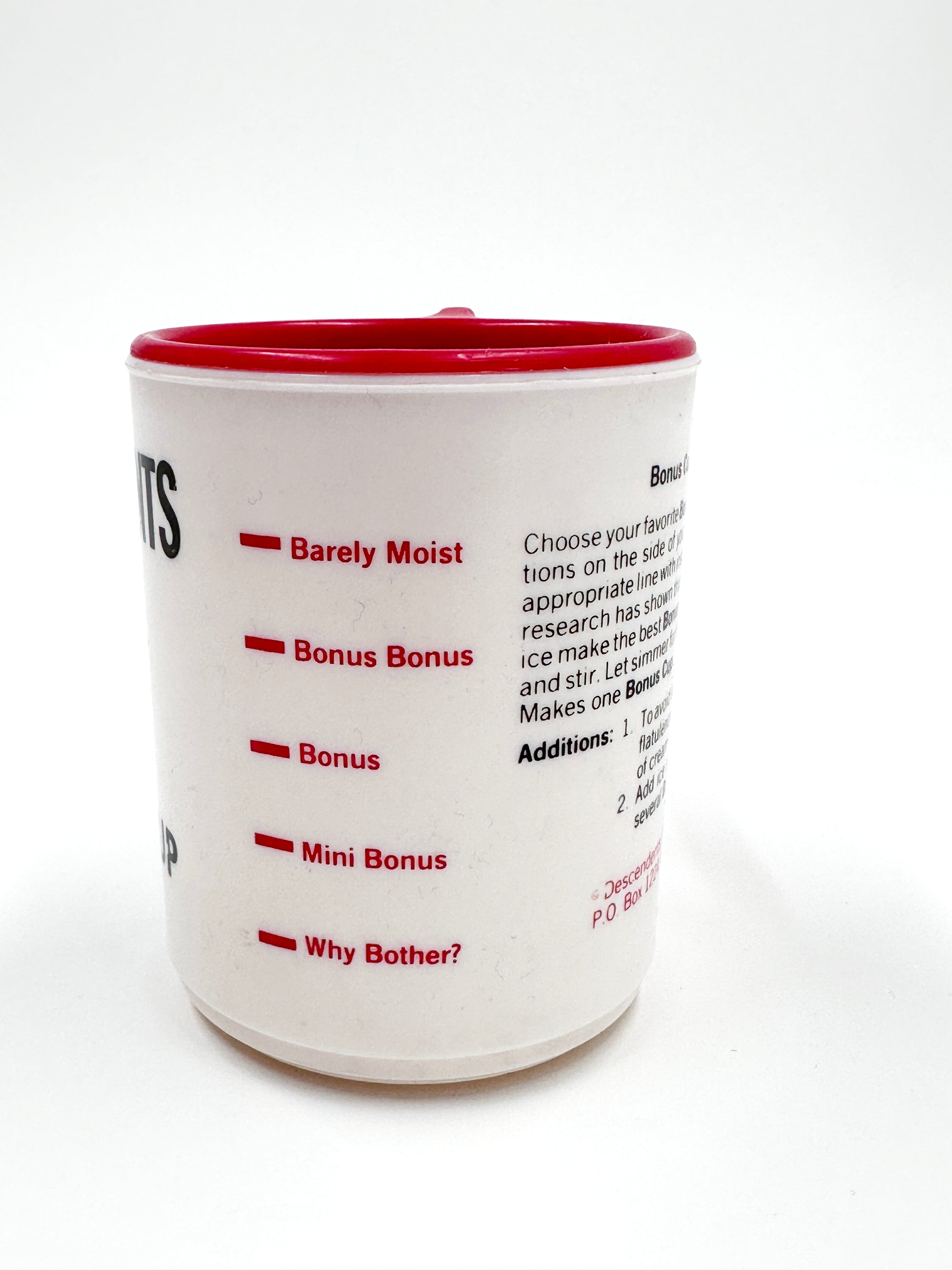 Descendents - Vintage 80's Official Bonus Cup / Mug