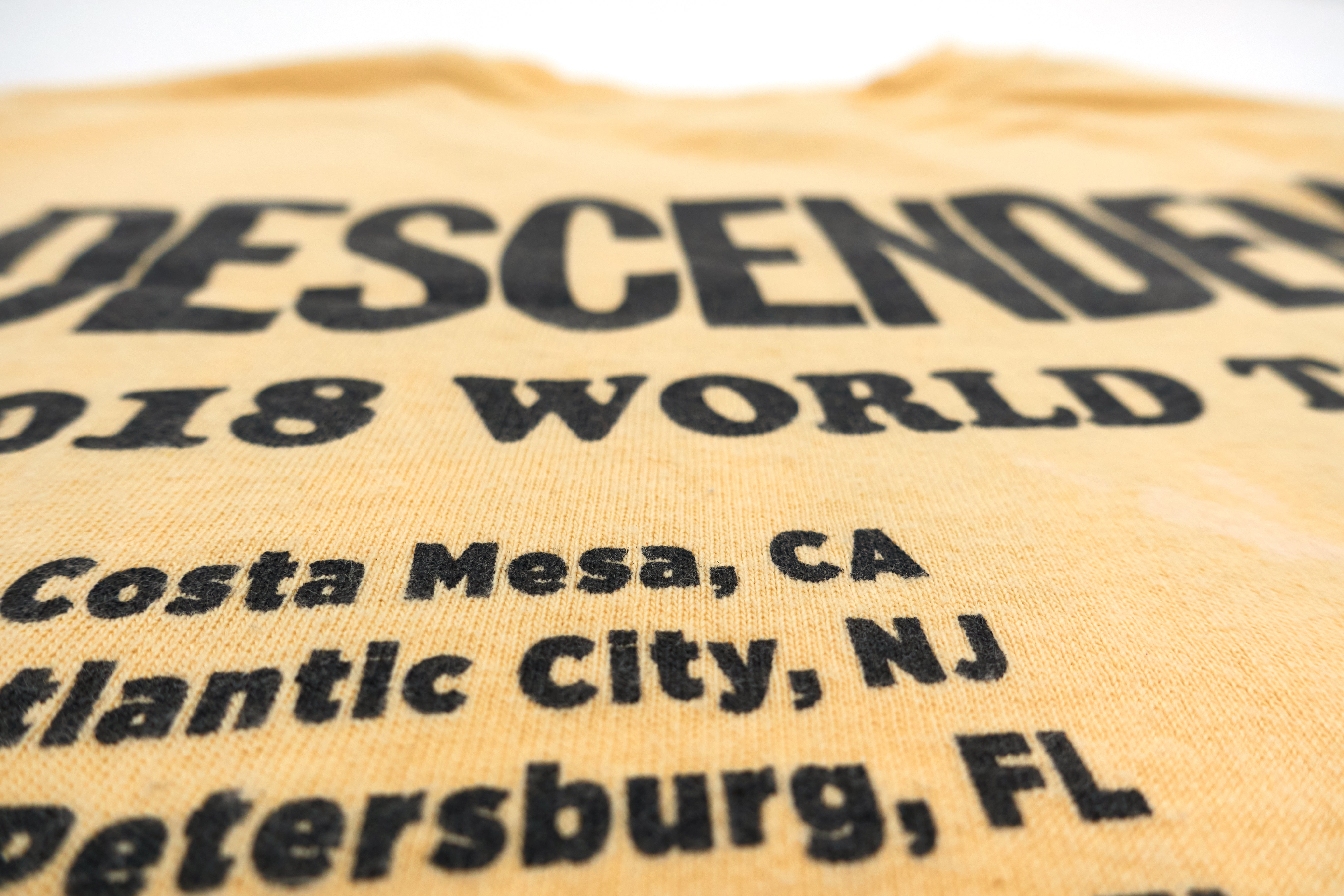 Descendents - World Tourage 2018 Tour Shirt Size Medium