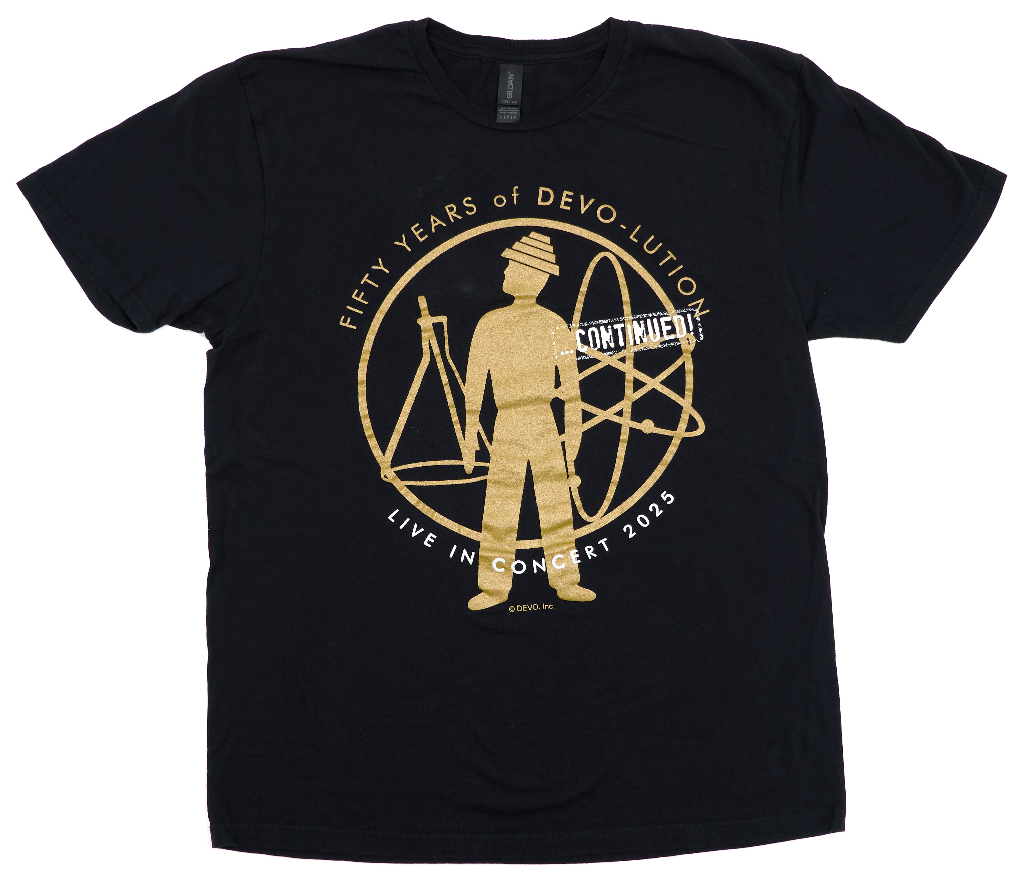 Devo – Fifty Years Of Devo-lution Spring / Summer 2025 Tour Shirt Size Large