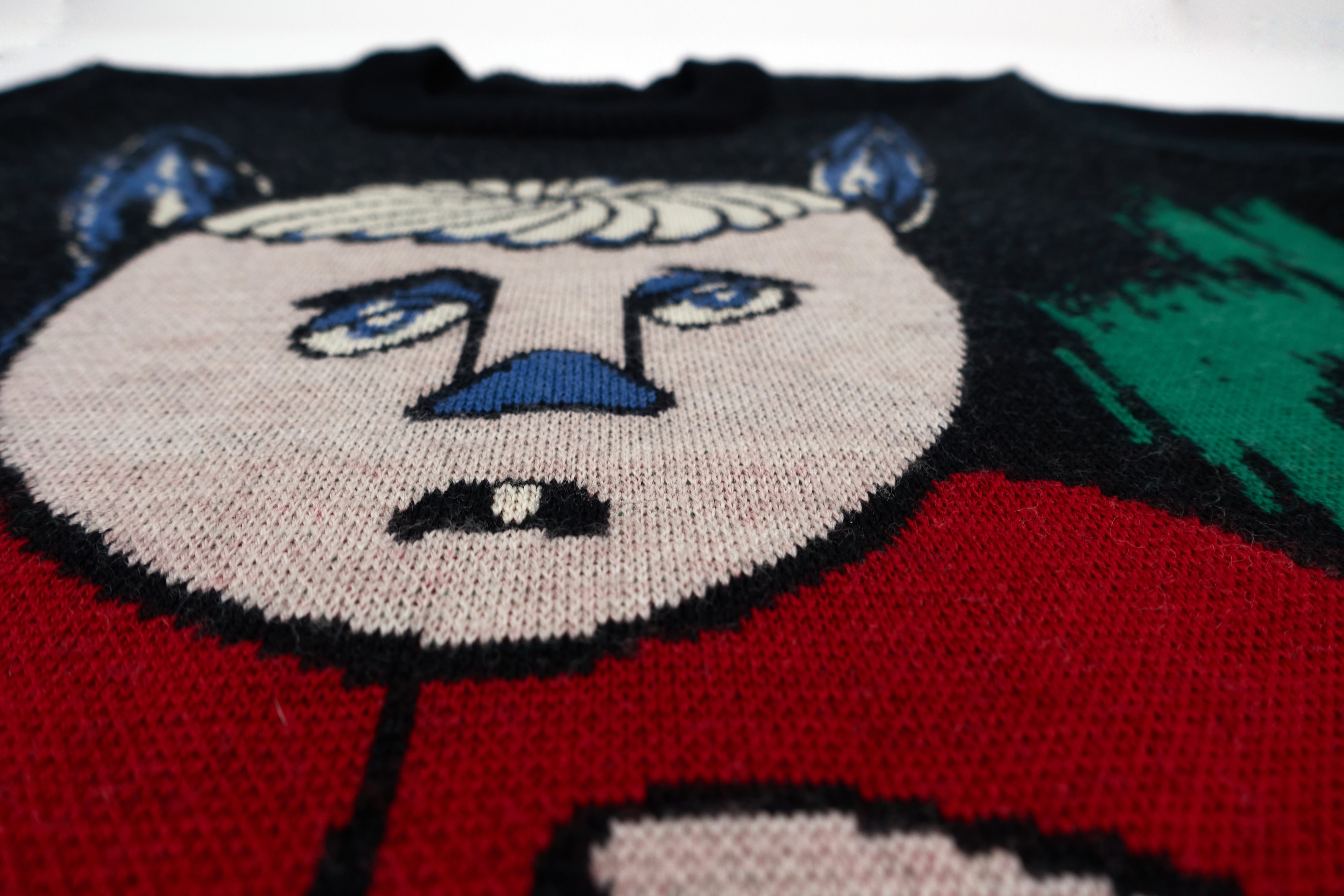 Dinosaur Jr. – Without A Sound Wah Wah Neil Blender Art Knitted Sweater Size Large