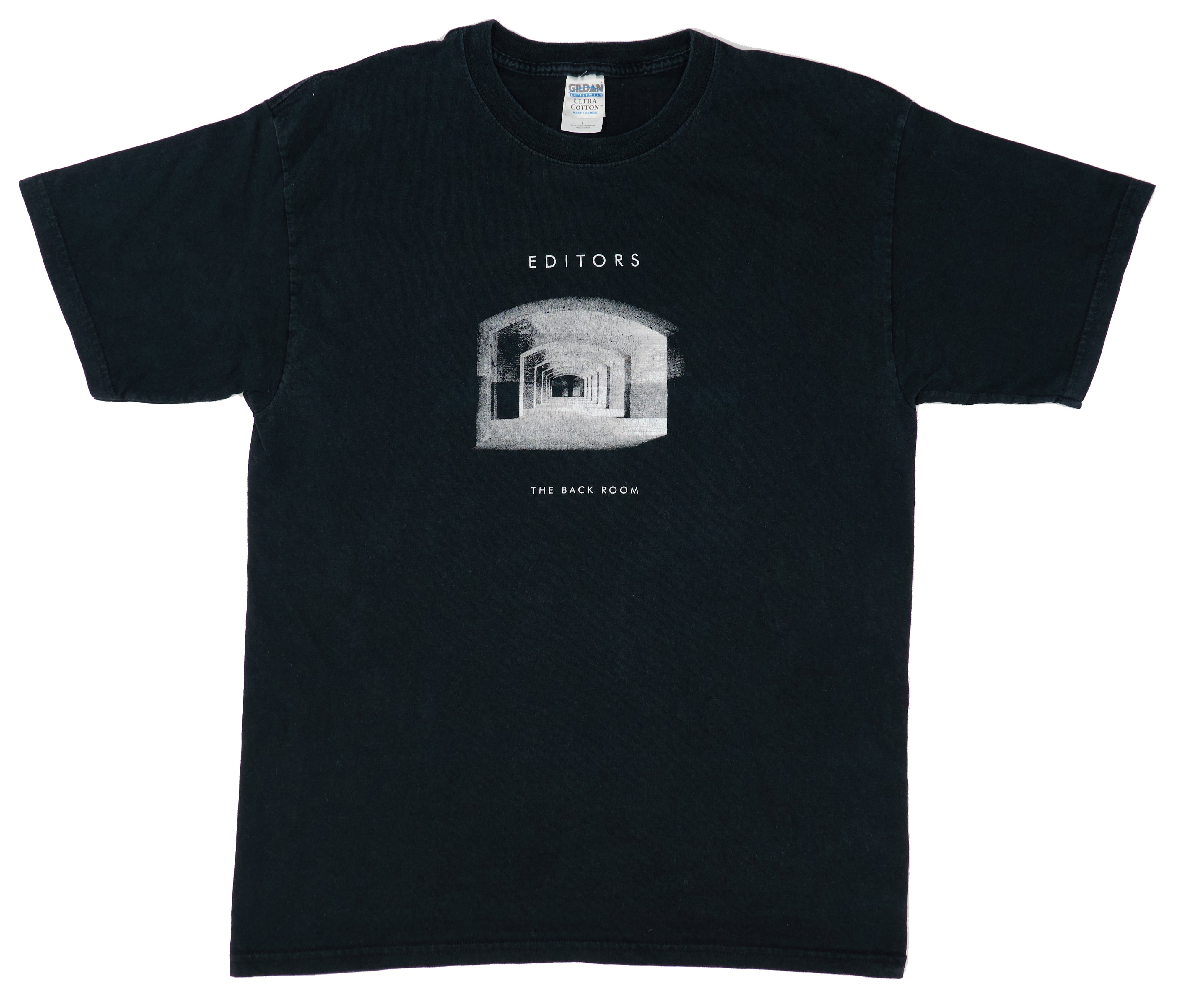 Editors - LP Cover The Back Room 2005 Tour Shirt Size Large