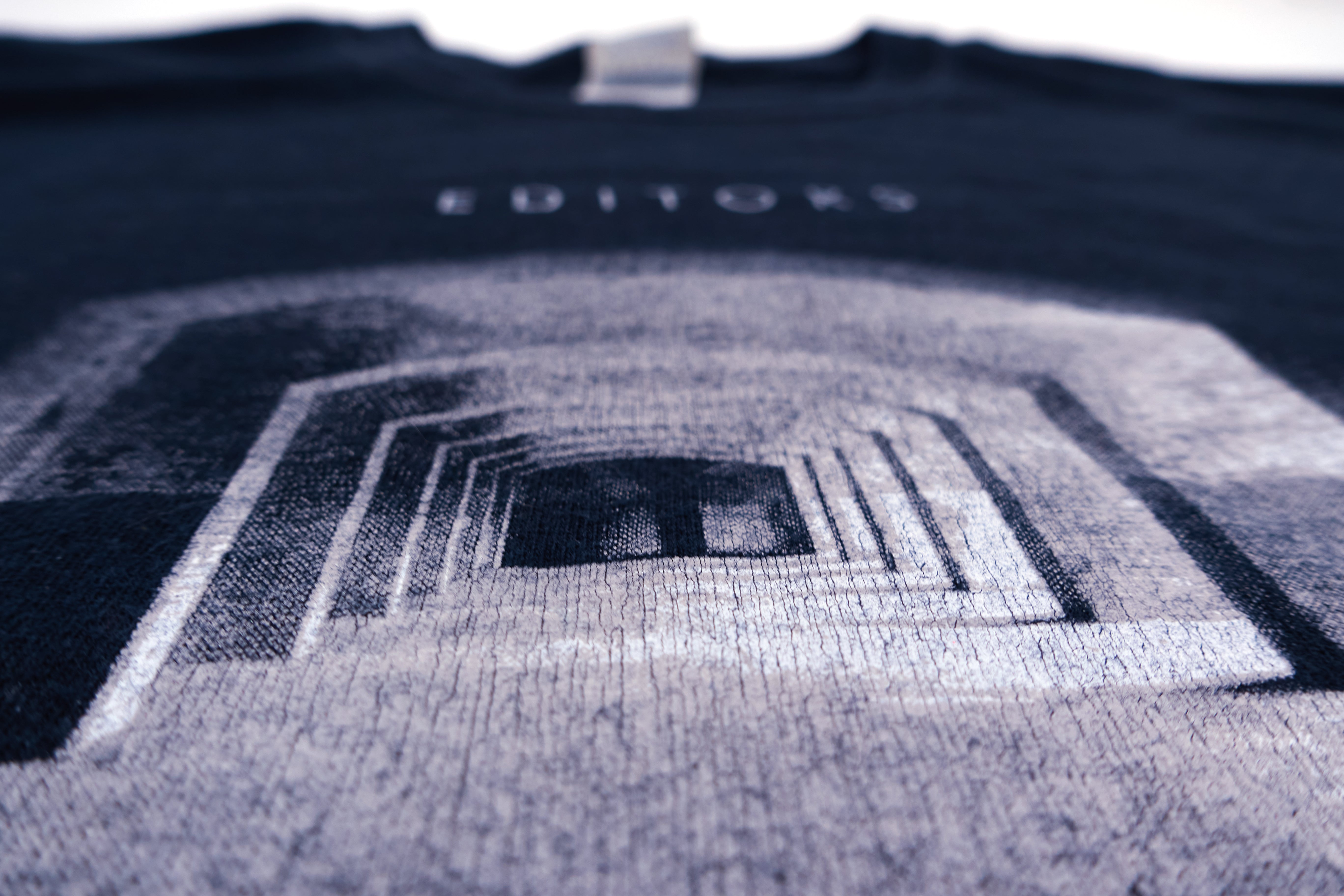 Editors - LP Cover The Back Room 2005 Tour Shirt Size Large