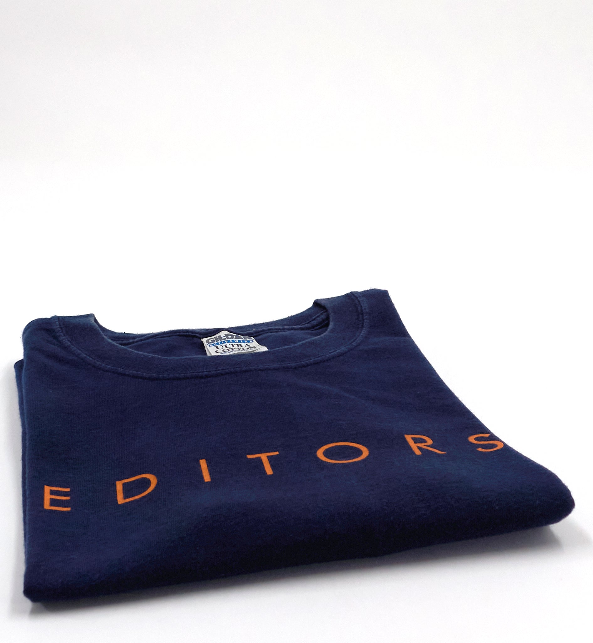 Editors - Orange Logo The Back Room 2005 Tour Shirt Size XL