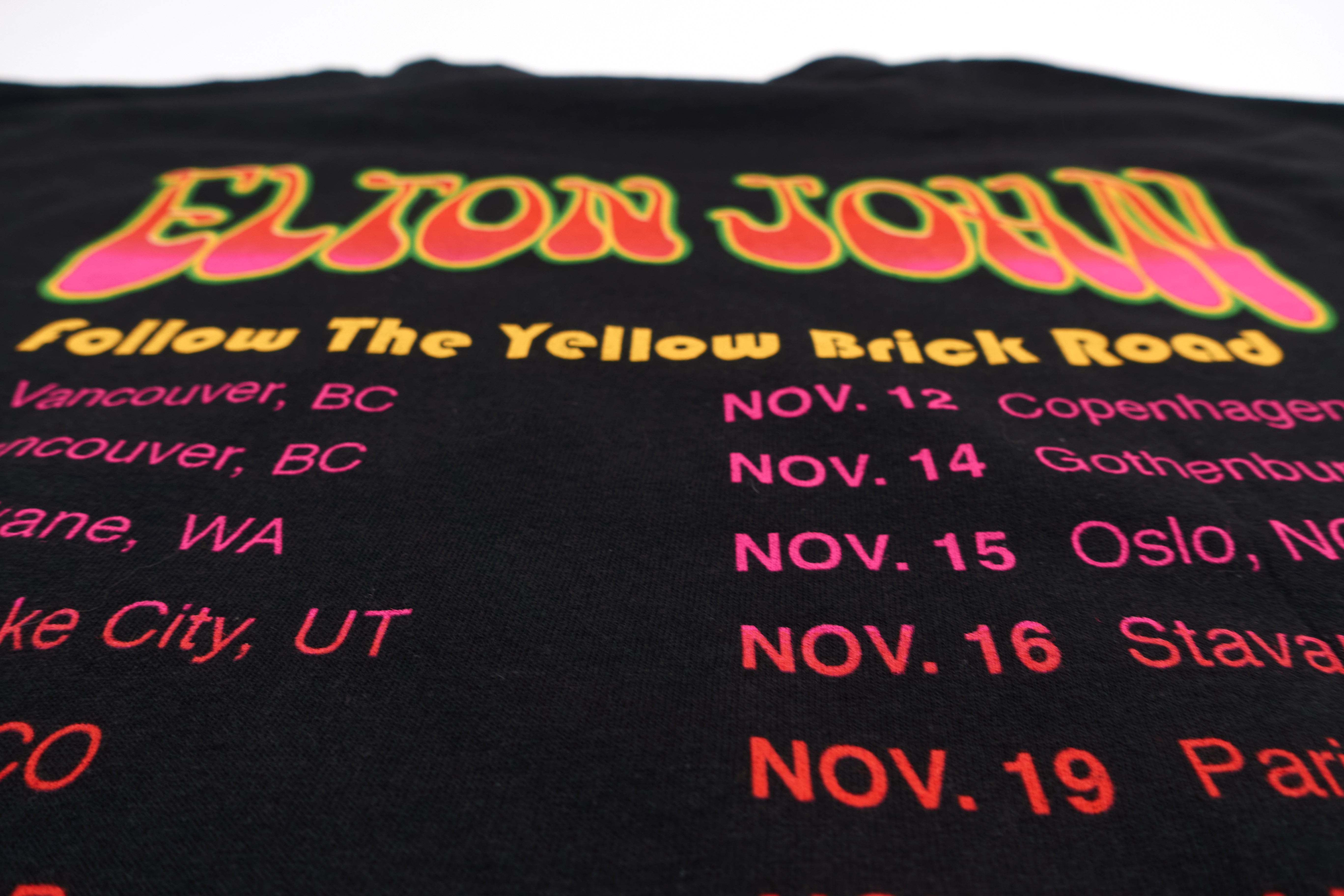 Elton John - Follow The Yellow Brick Road 2014 World Tour Shirt Size Large