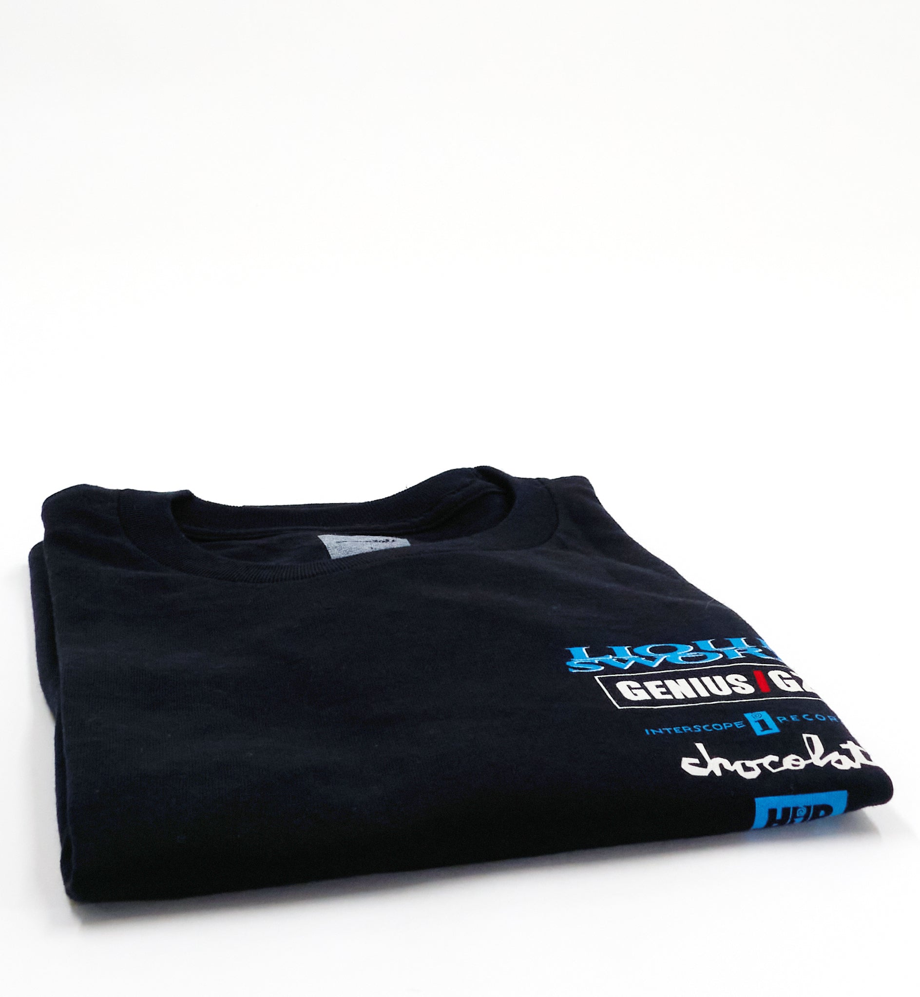 Genius GZA - Liquid Swords Chocolate Skateboards Hip Hop 50 Long Sleeve Shirt Size Large