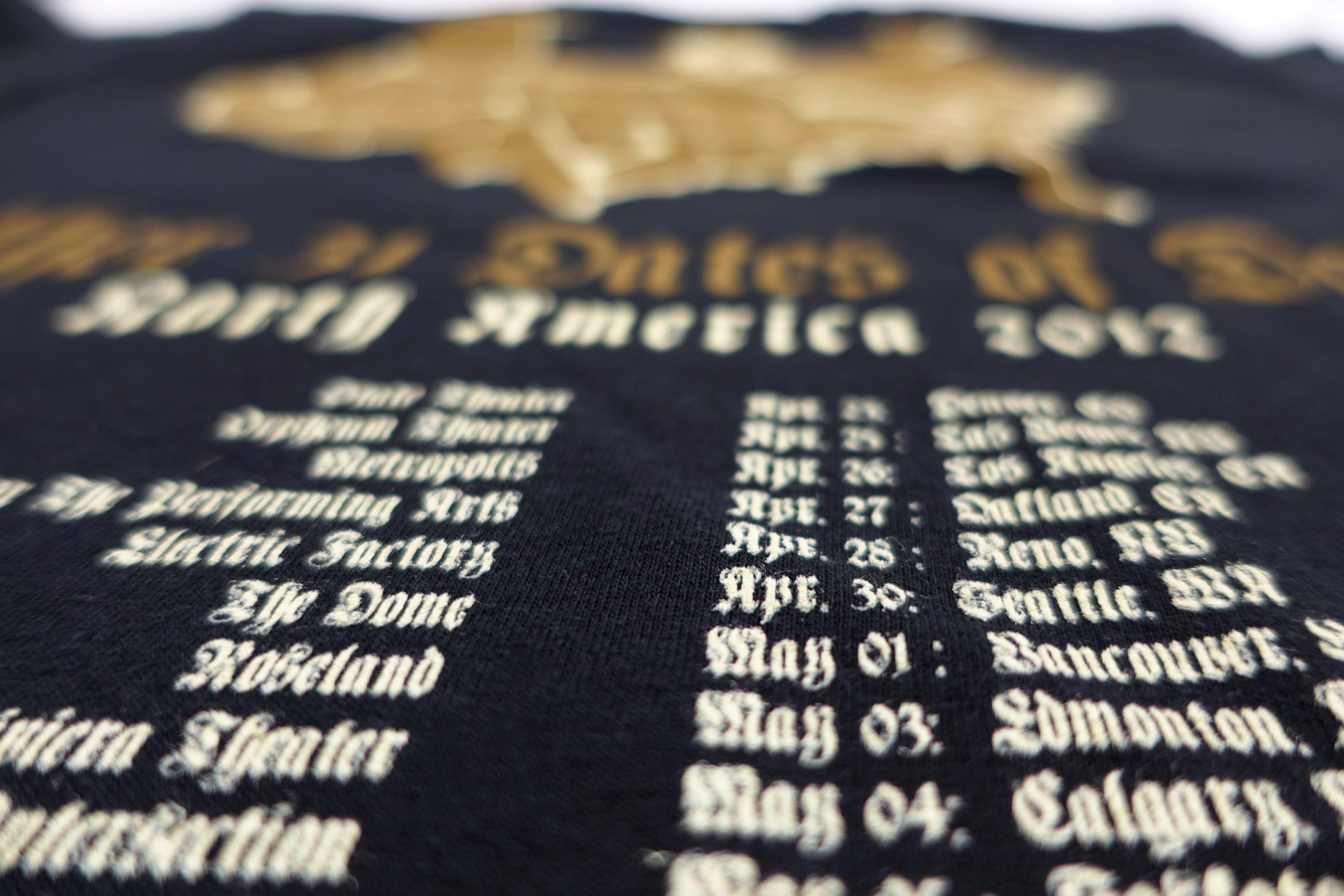 Ghost – Another 31 Dates of Doom North American 2012 Tour Shirt Size Large