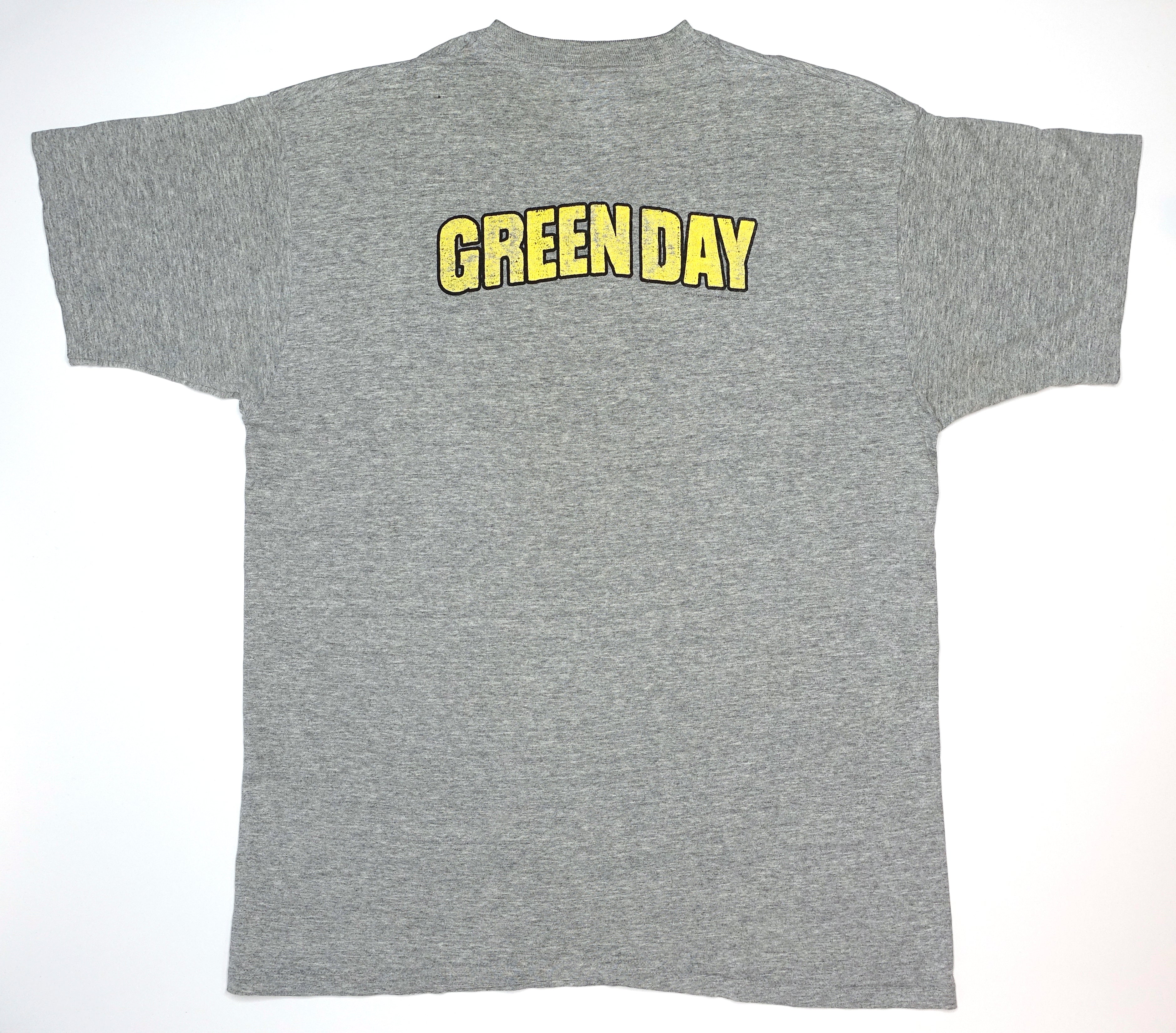 Green Day - Warning Exclamation Mark 2000 Tour Shirt Size XL