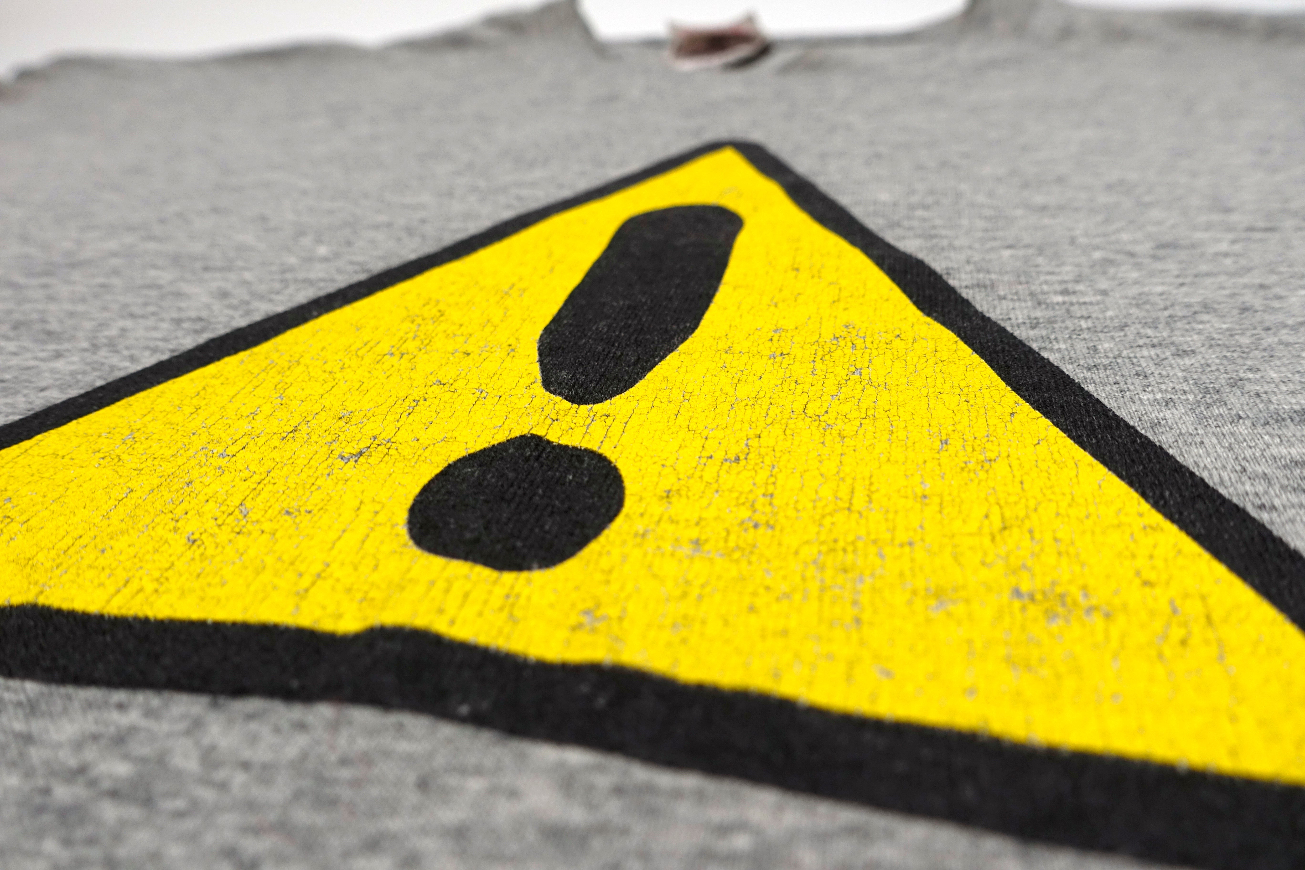 Green Day - Warning Exclamation Mark 2000 Tour Shirt Size XL