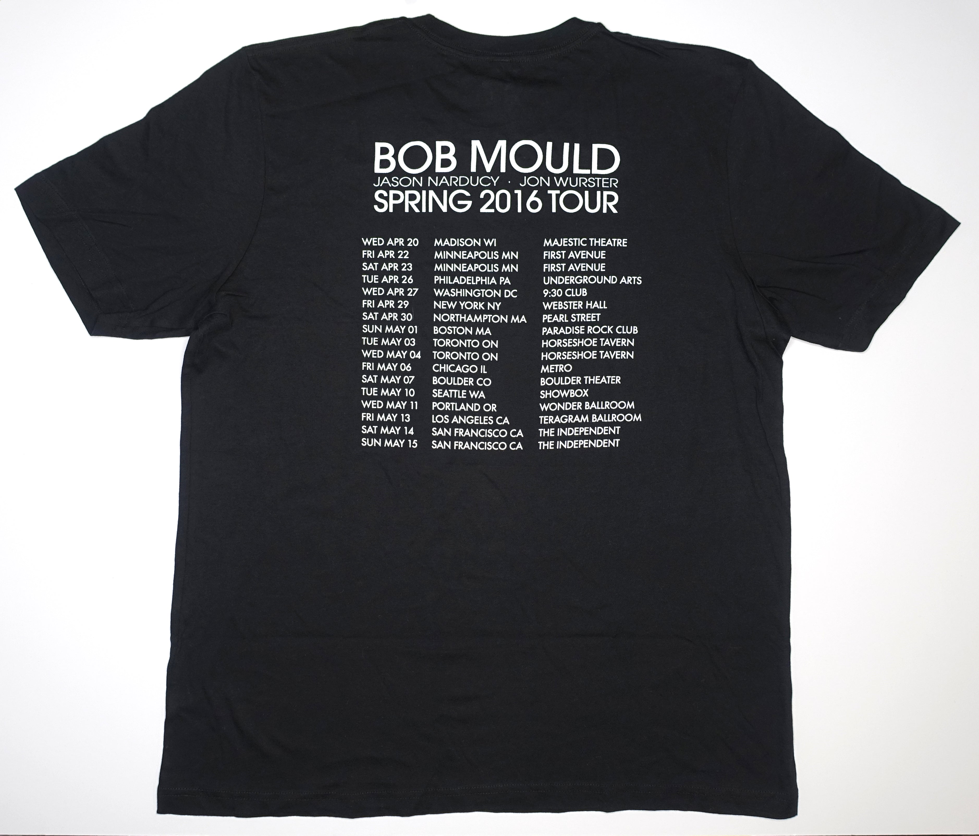 Bob Mould - Patch The Sky 2016 Tour Shirt Size XL