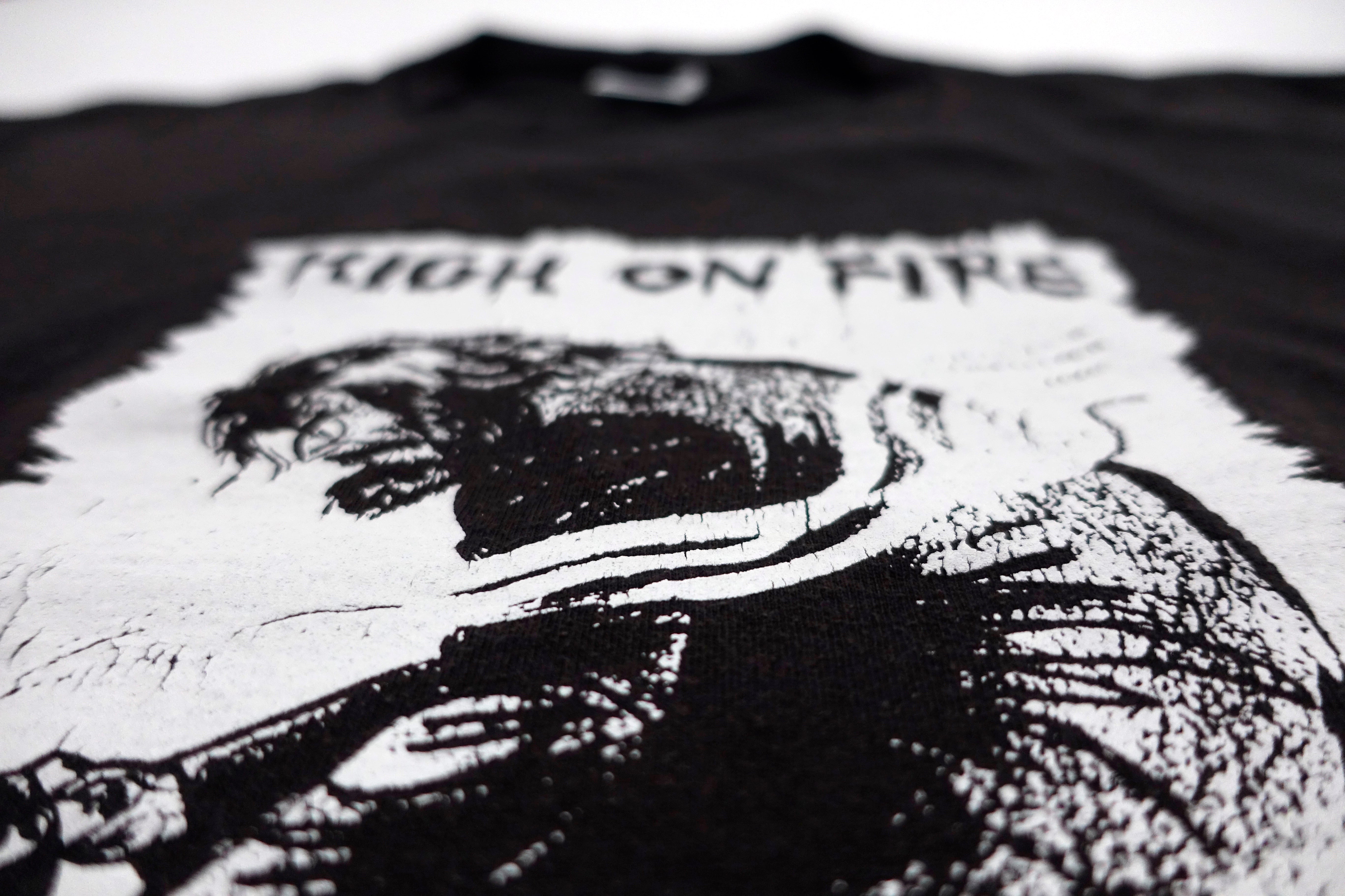 High On Fire - Bomb Thrower Warren King Tour Shirt Size XL