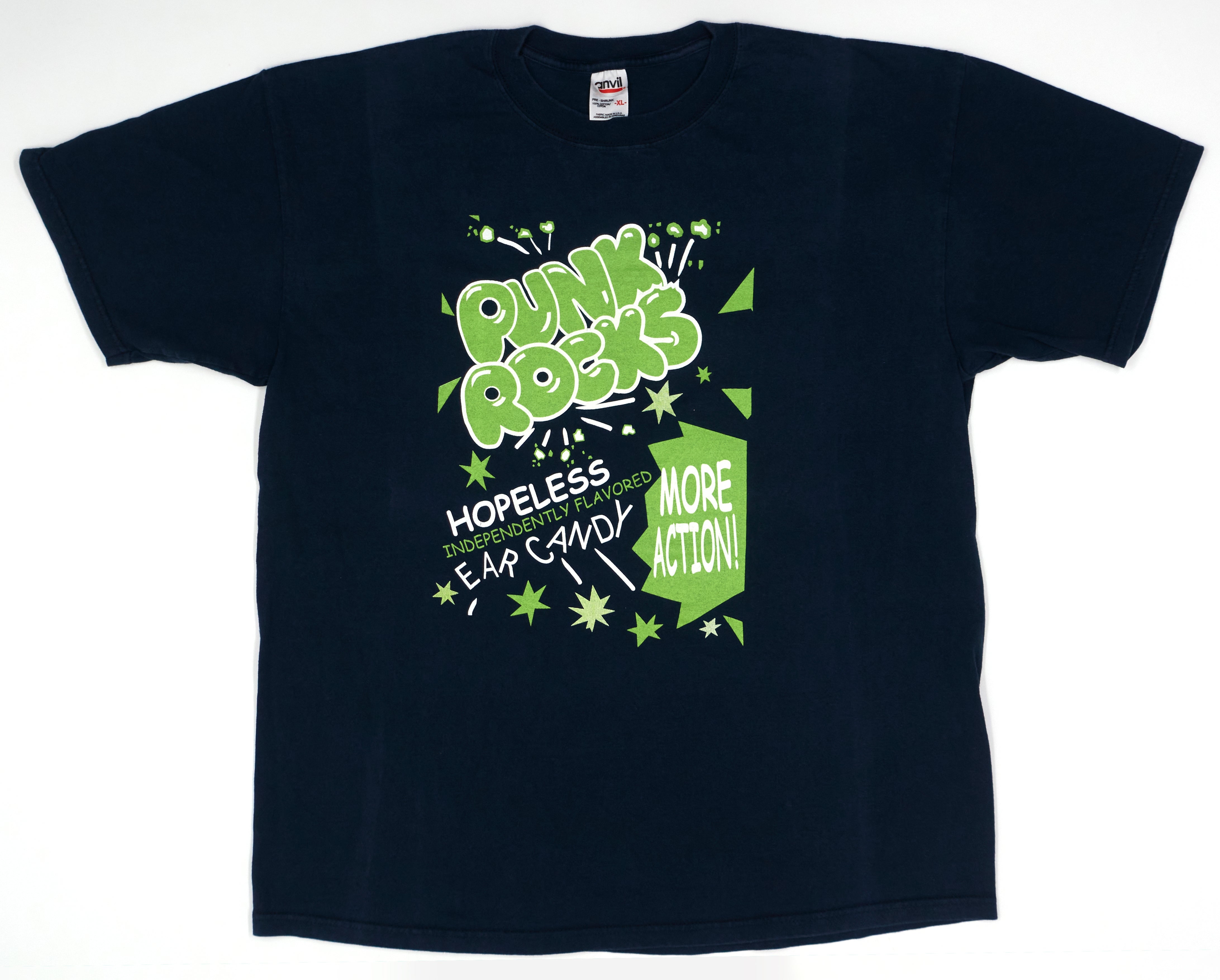 Hopeless Records - Punk Rocks Eat Candy Shirt Size XL