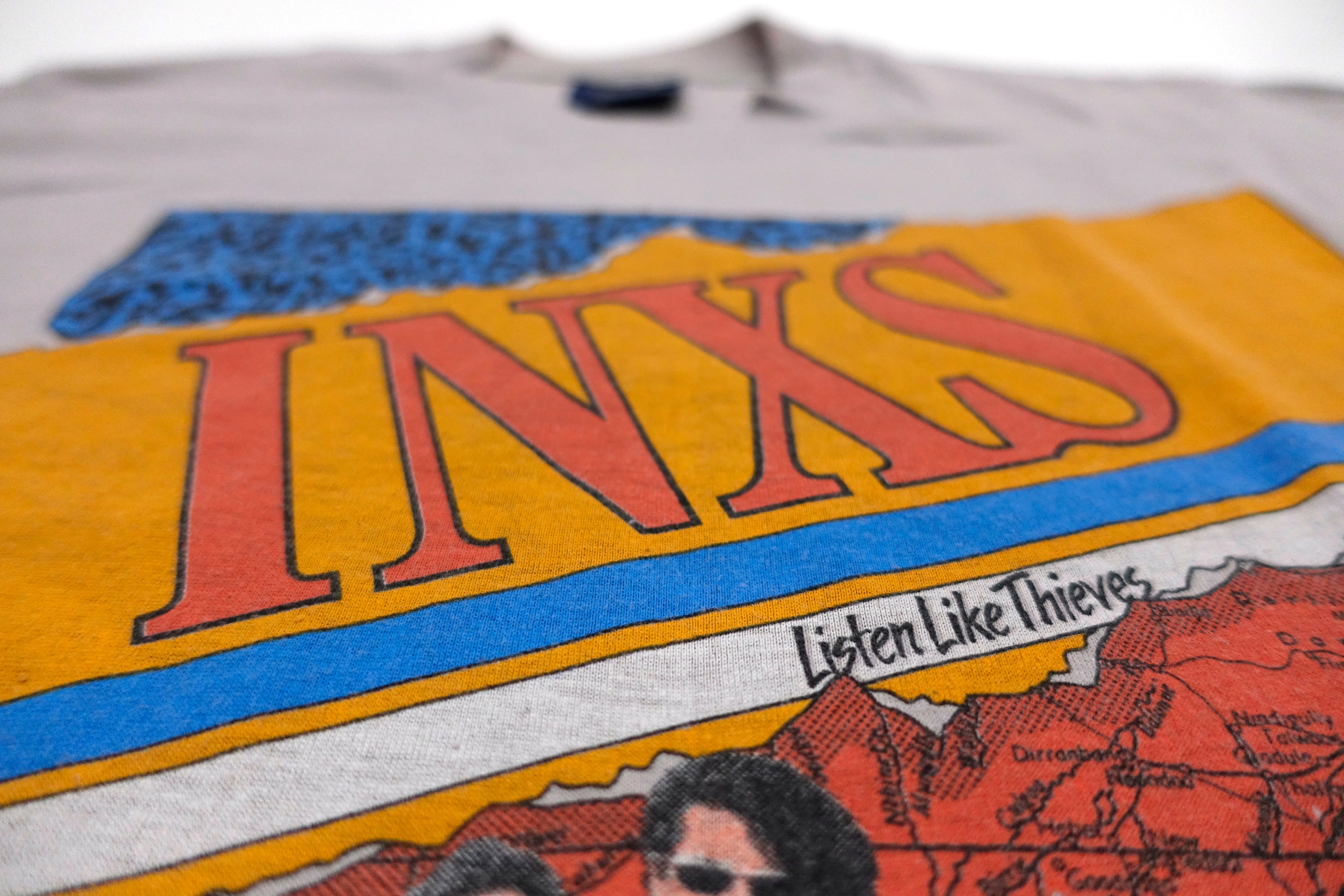 INXS - Listen Like Thieves 1985 USA Tour Shirt Size XL