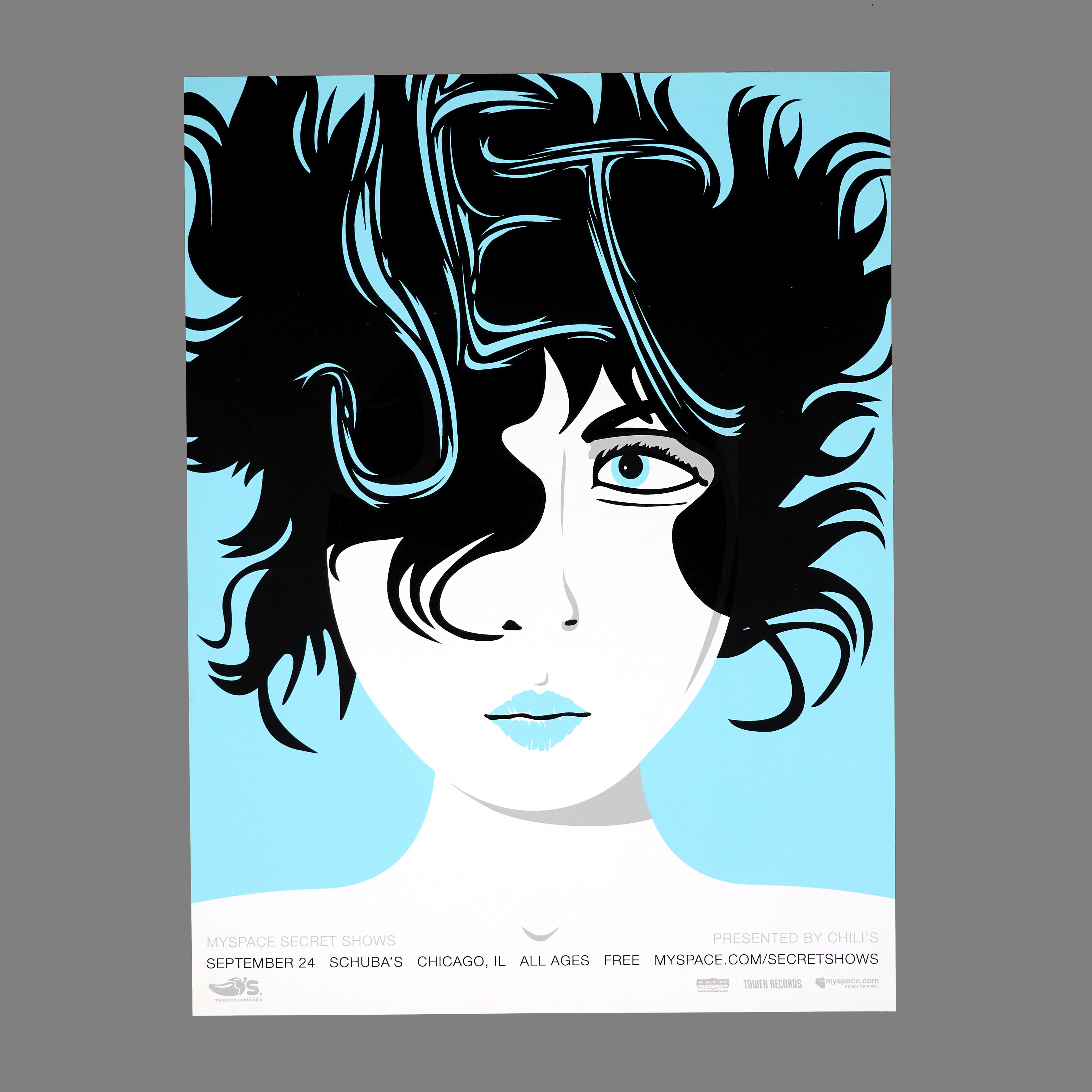 Jet - 2006 MySpace Secret Show 18X24 Inch Silkscreened Poster Number 1 Of 350