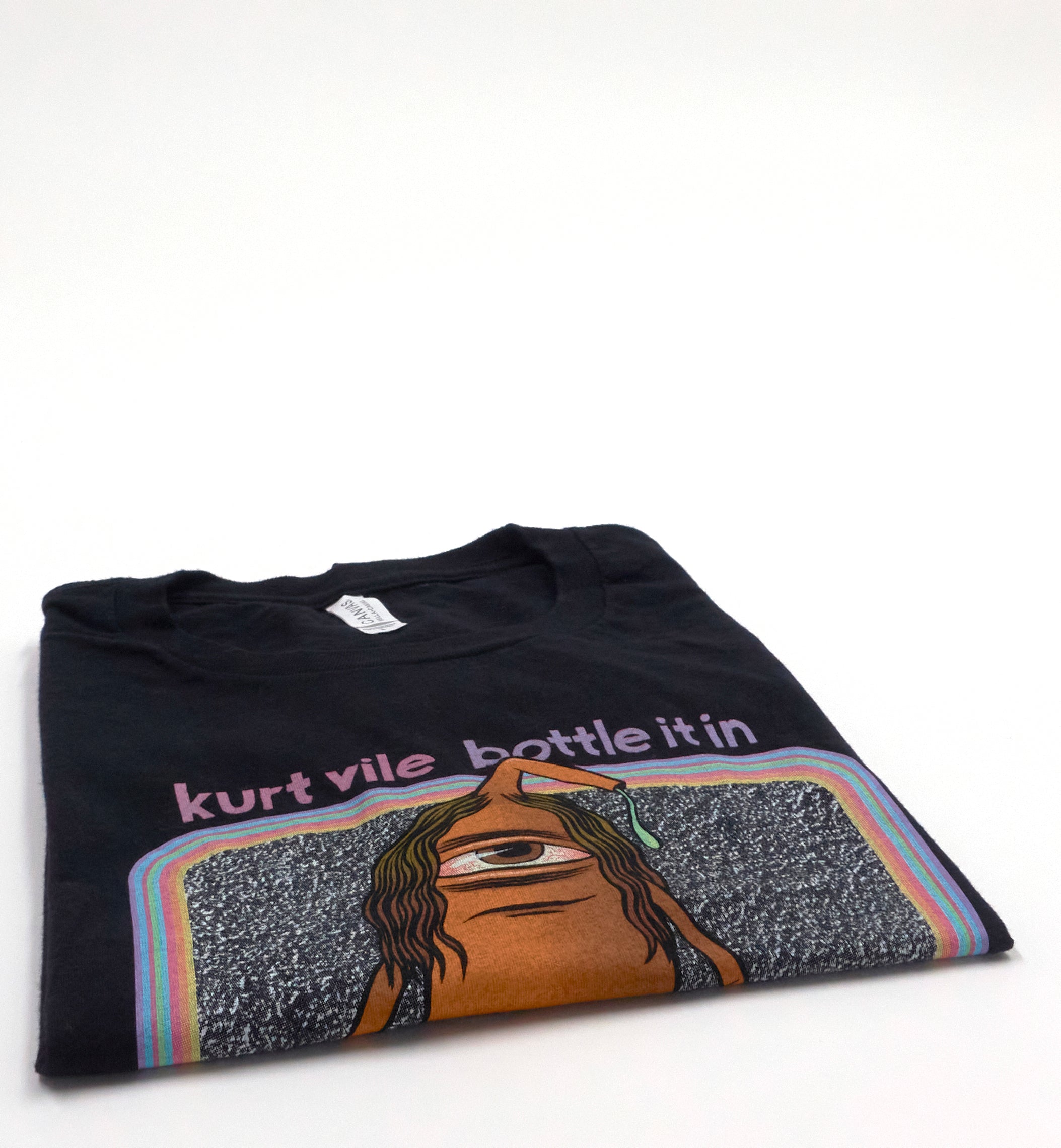 Kurt Vile – Bottle It In Ed Templeton Art Version 2018 Tour Shirt Size Large
