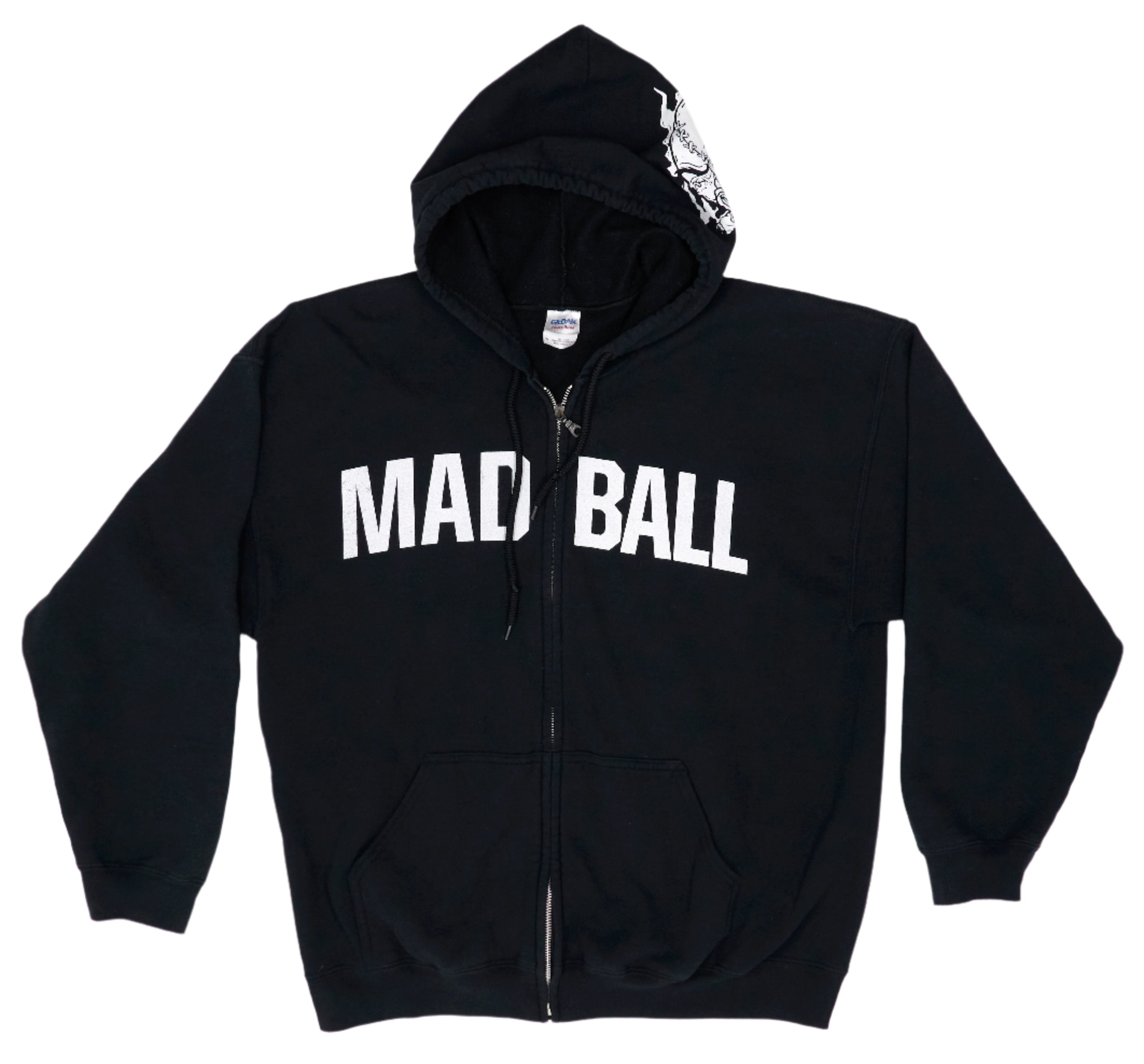 Madball – New York Hardcore Hold It Down Zip Up Hooded Tour Sweat Shirt Size XL
