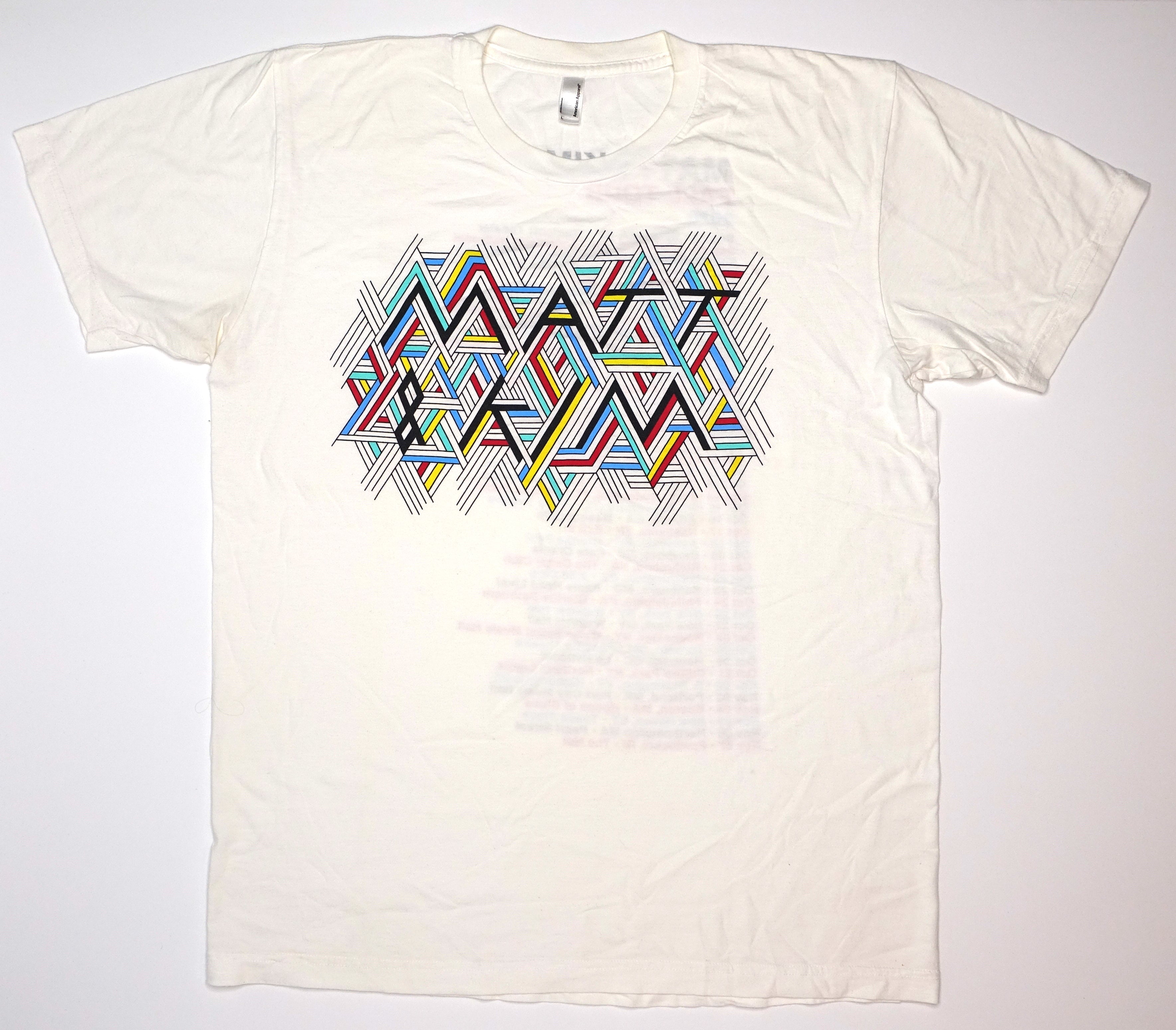 Matt & Kim – Sidewalks 2010 Fall Tour Shirt Size Large