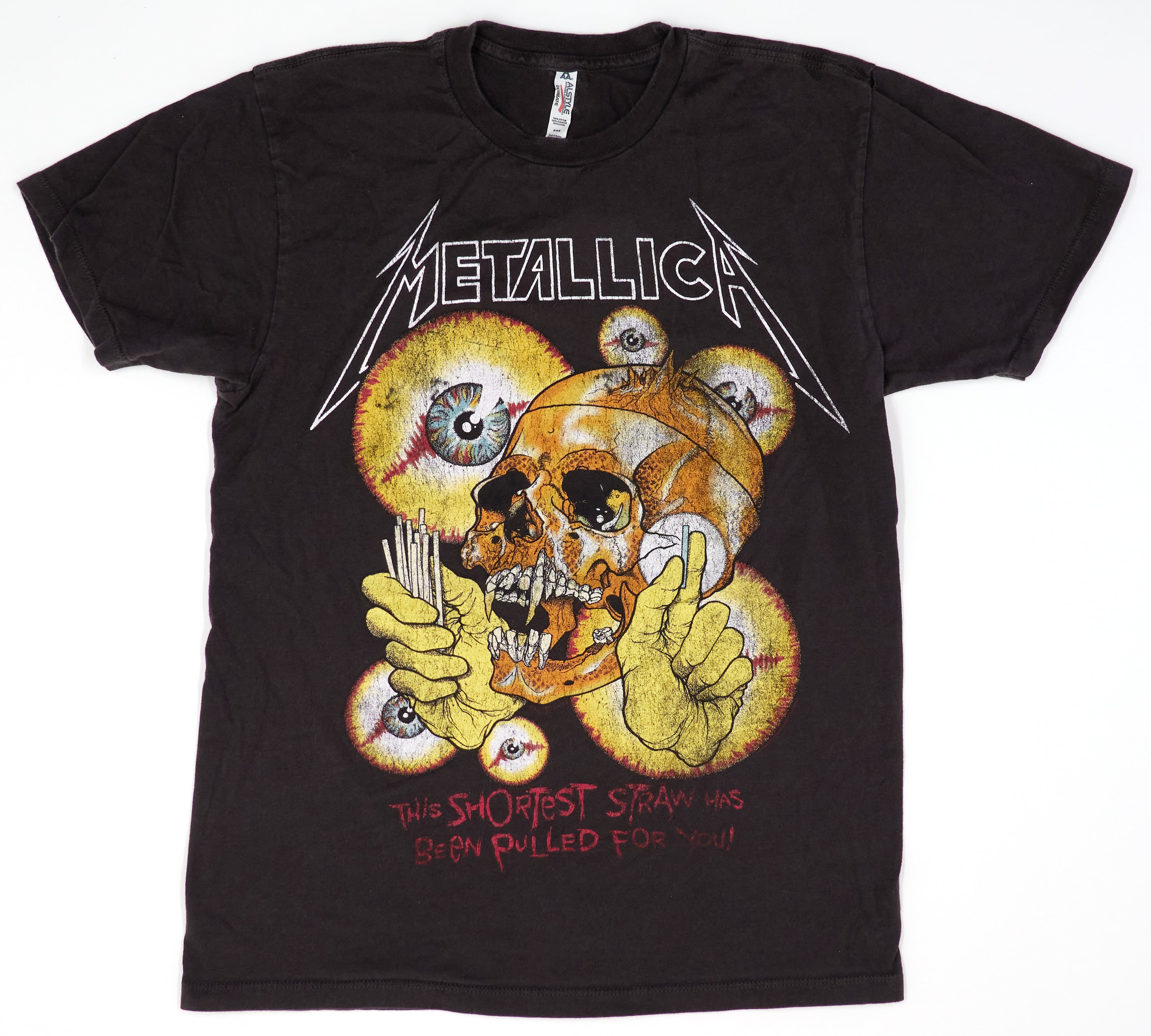 Metallica – the Shortest Straw Artwork by Pushead Shirt Size Medium