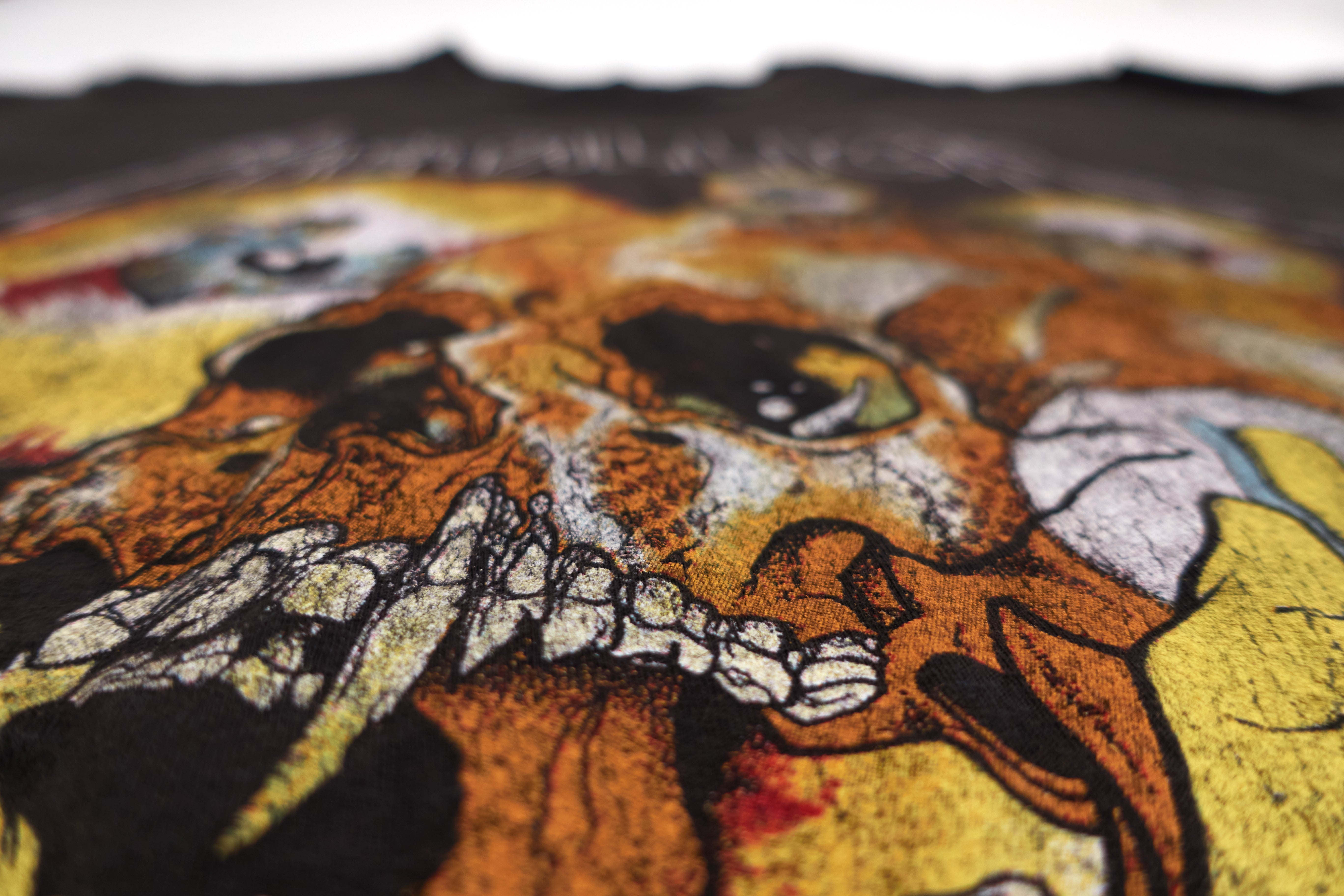 Metallica – the Shortest Straw Artwork by Pushead Shirt Size Medium