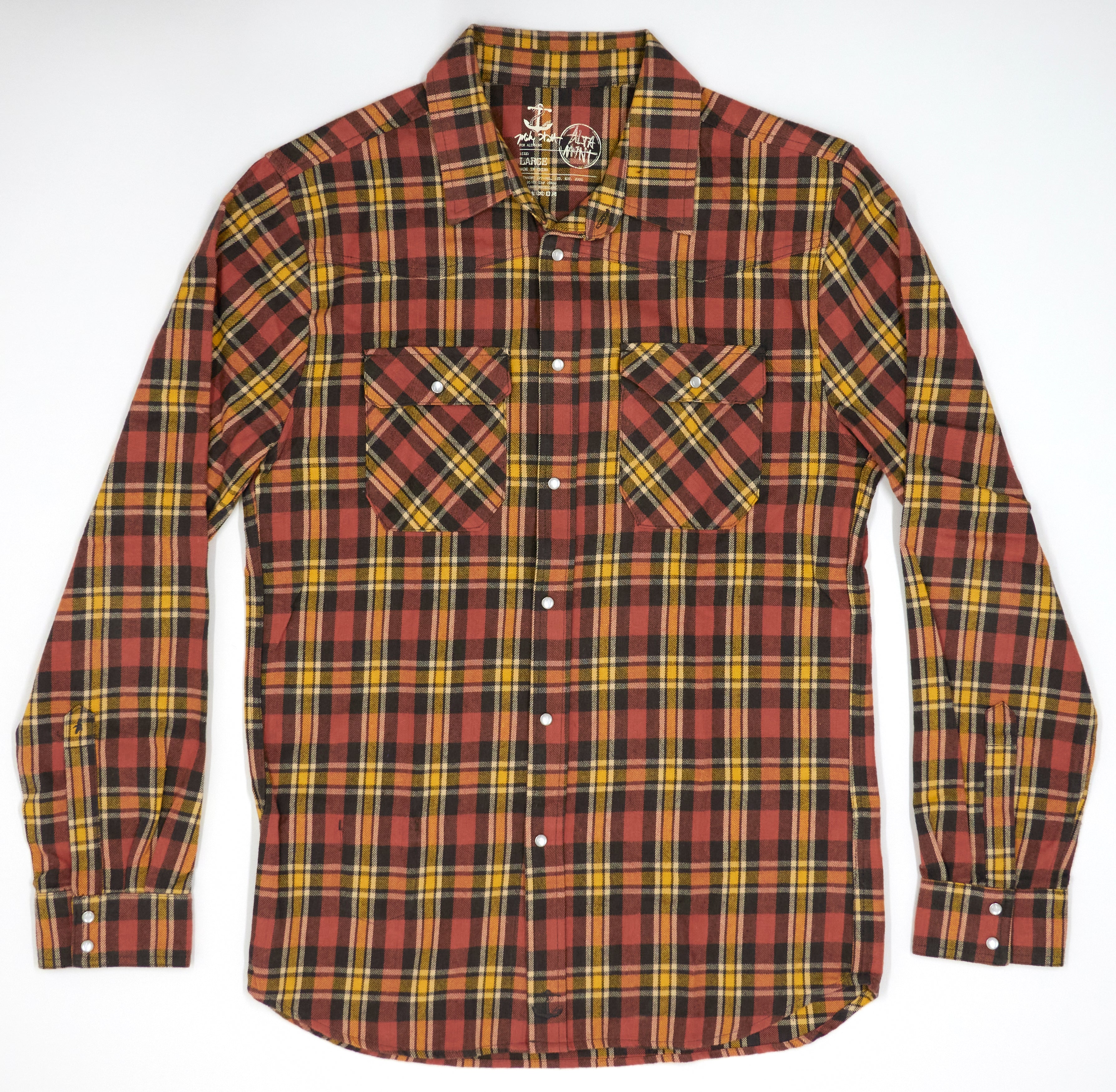 Mike Watt - Altamont Flannel 2012 Shirt Size Large