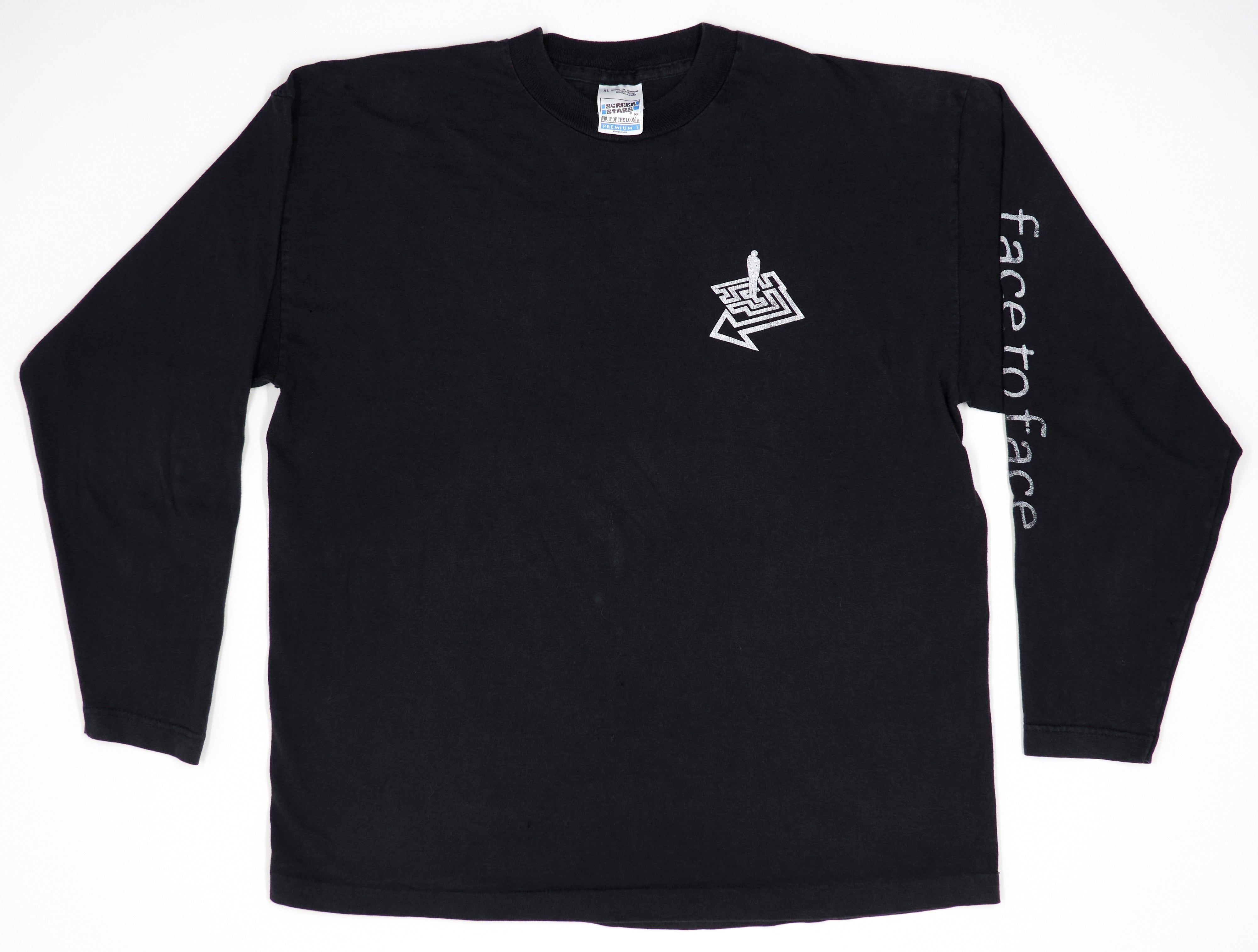 Face To Face – Don't Turn Away 1995 UK Long Sleeve Tour Shirt Size XL