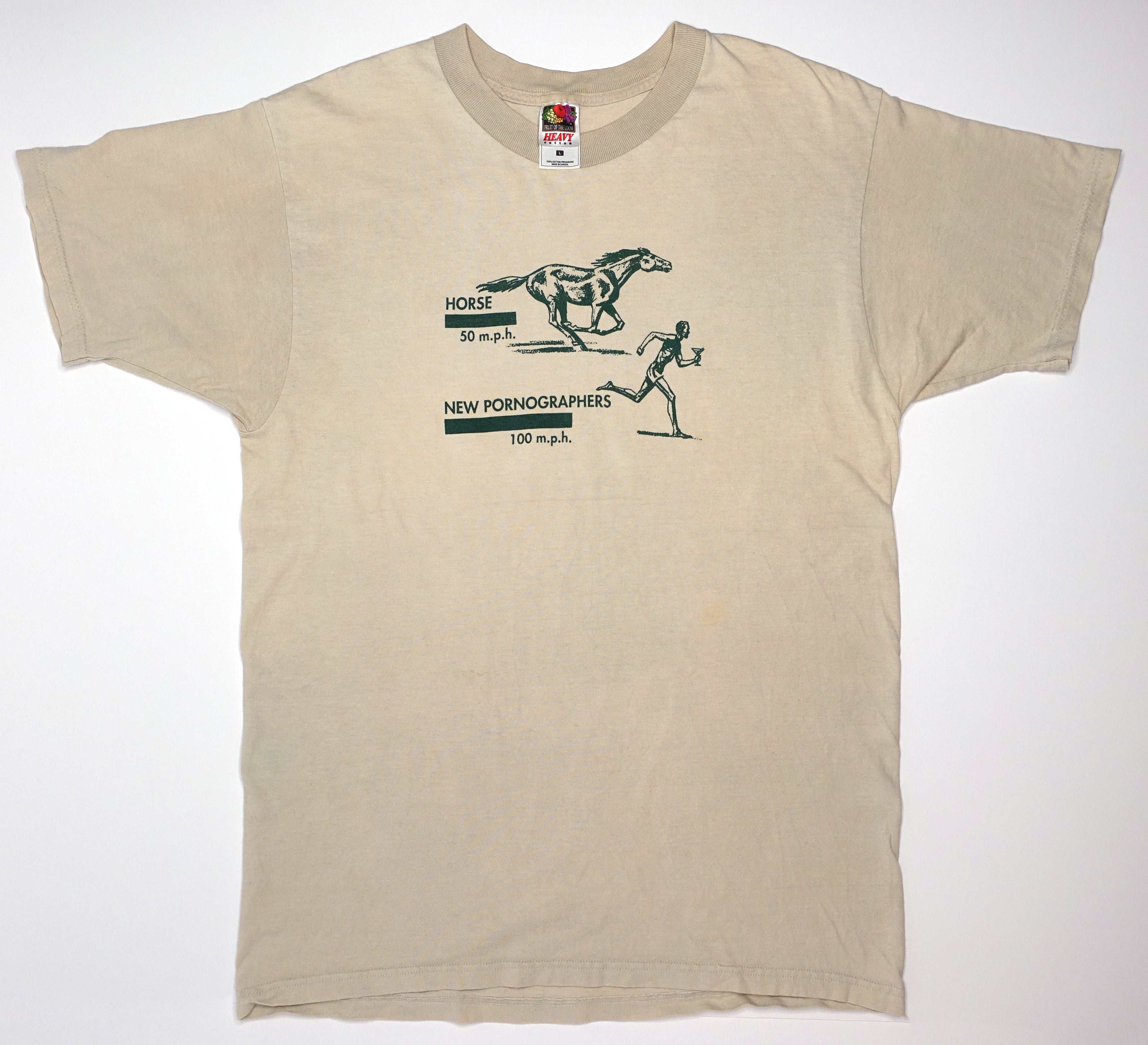 New Pornographers – 100MPH Tour Shirt Size Large