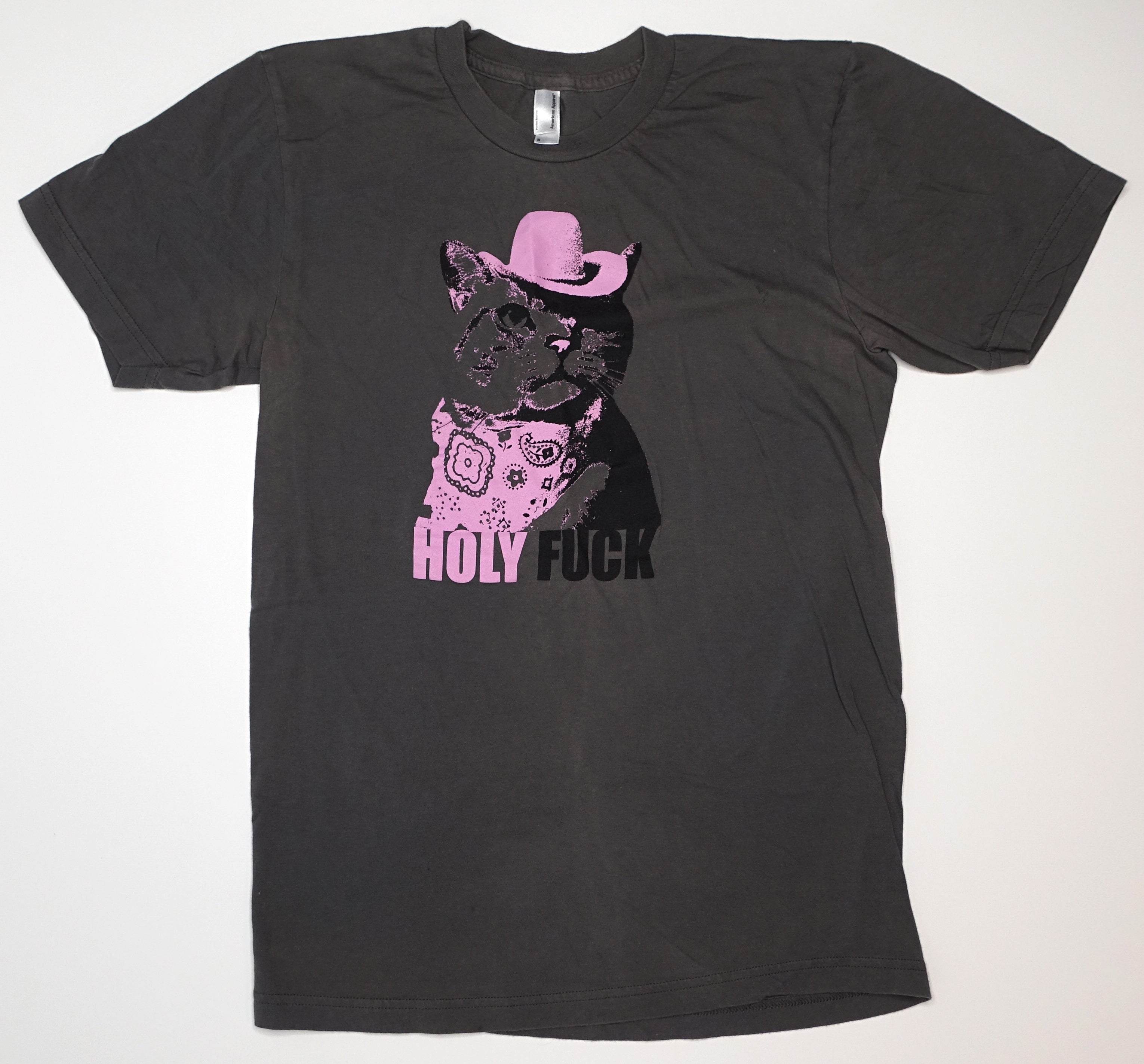 Holy Fuck - Cat With Hat Tour Shirt Size Small