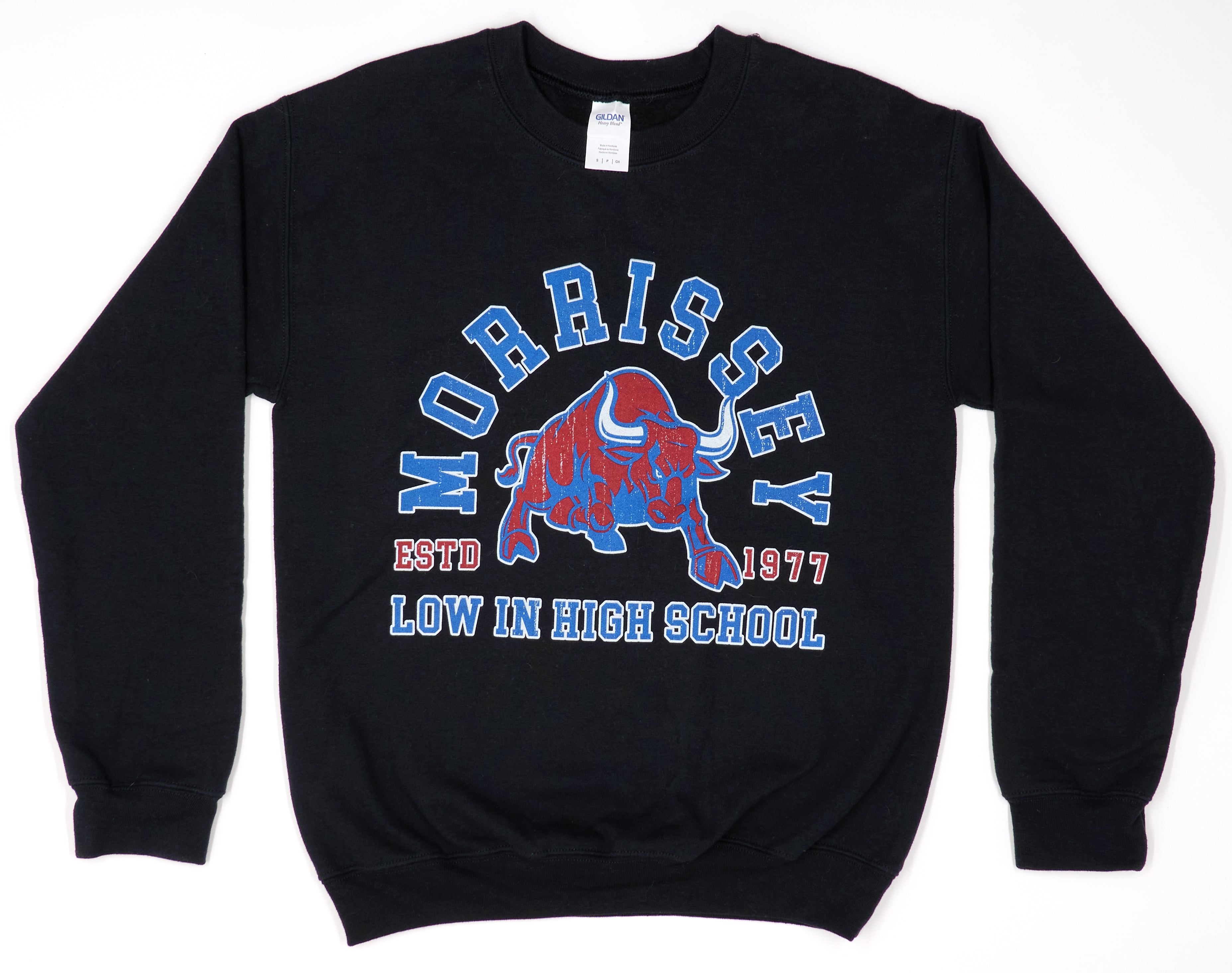 Morrissey - Low In High School Bullfighter 2017 Tour Crew Neck Sweat Shirt Size Small