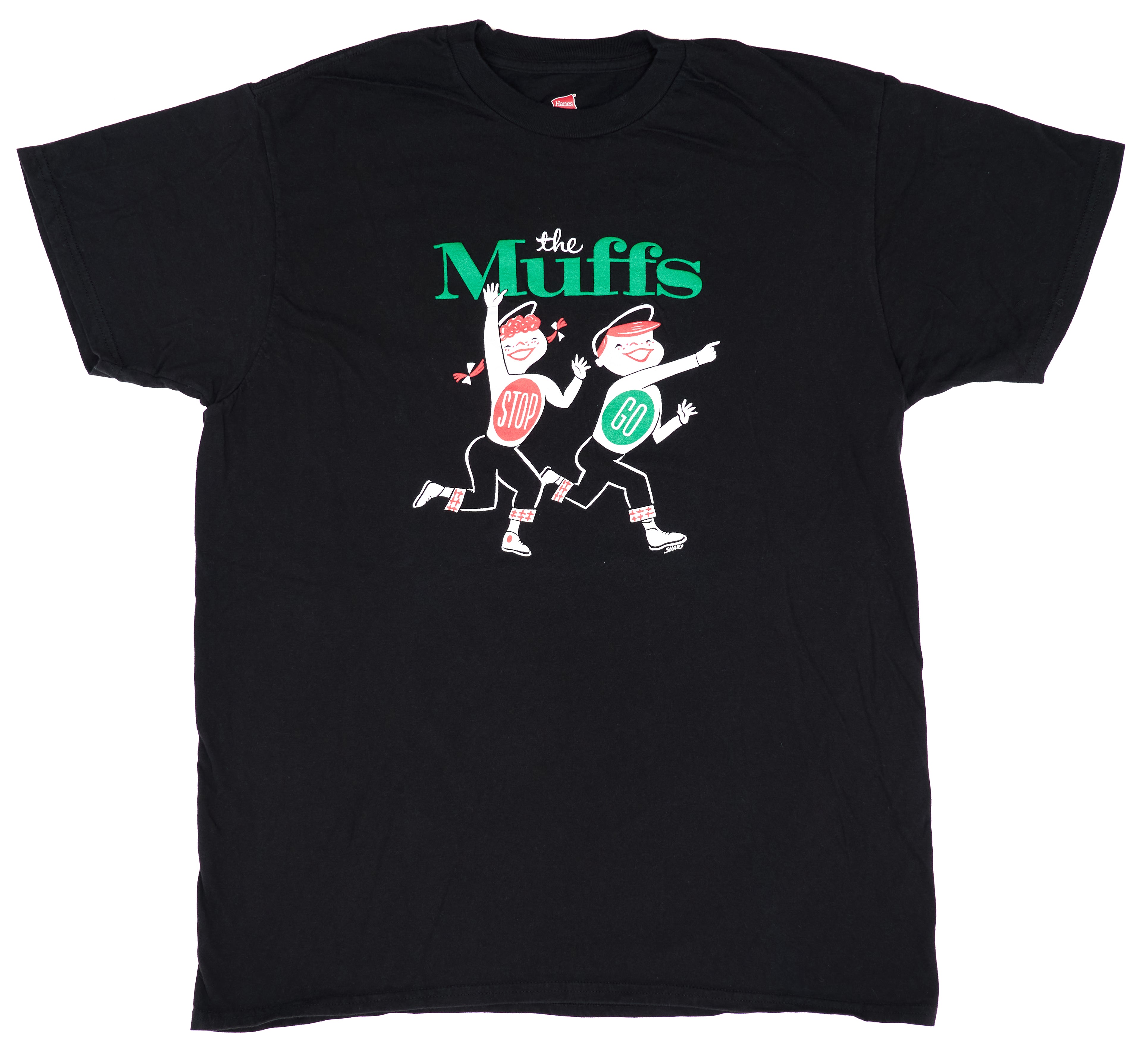 Muffs - Stop / Go by Chris Shary Tour Shirt Size Large