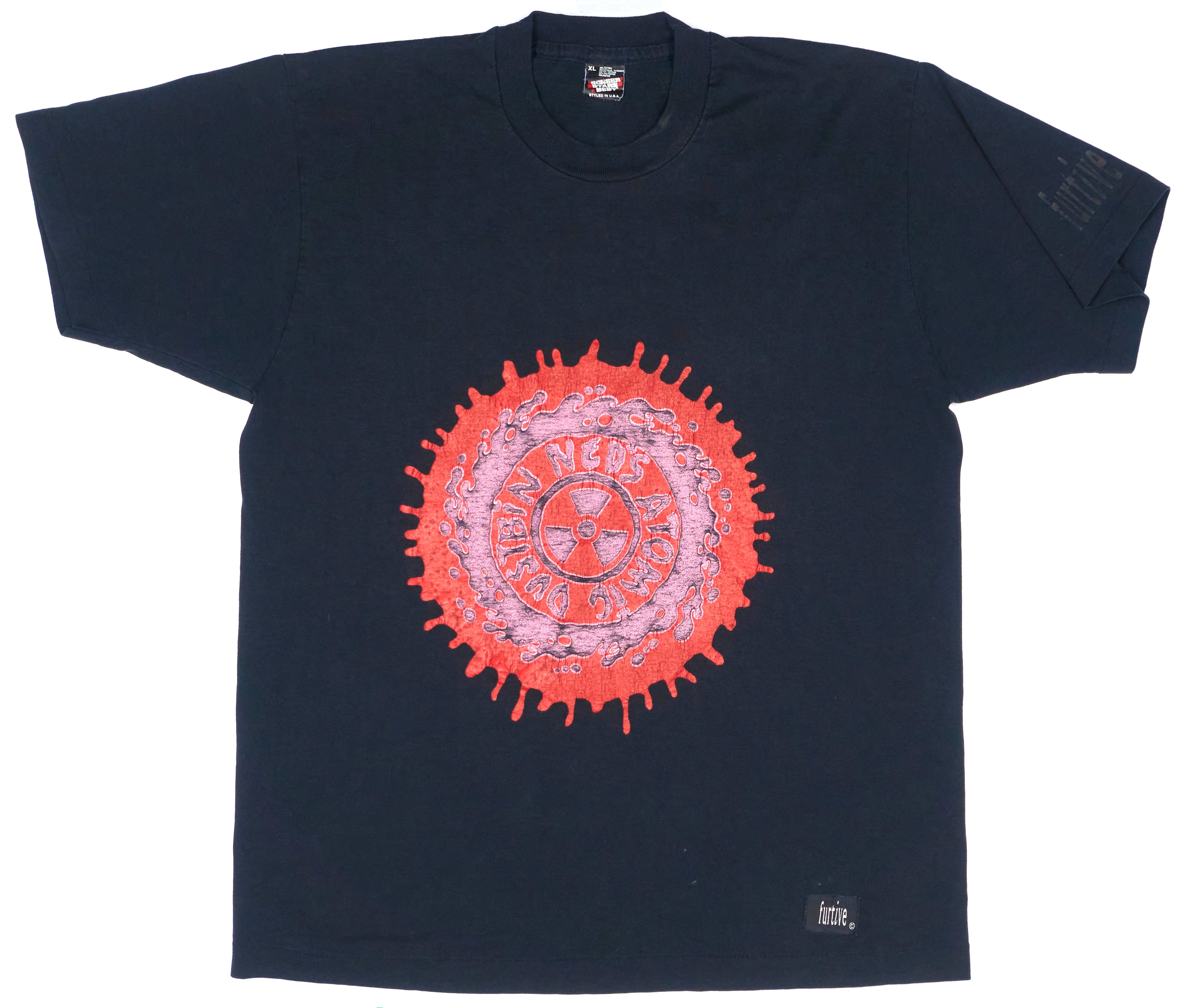 Ned's Atomic Dustbin - God Fodder 1991 World Tour Diary Shirt Size XL