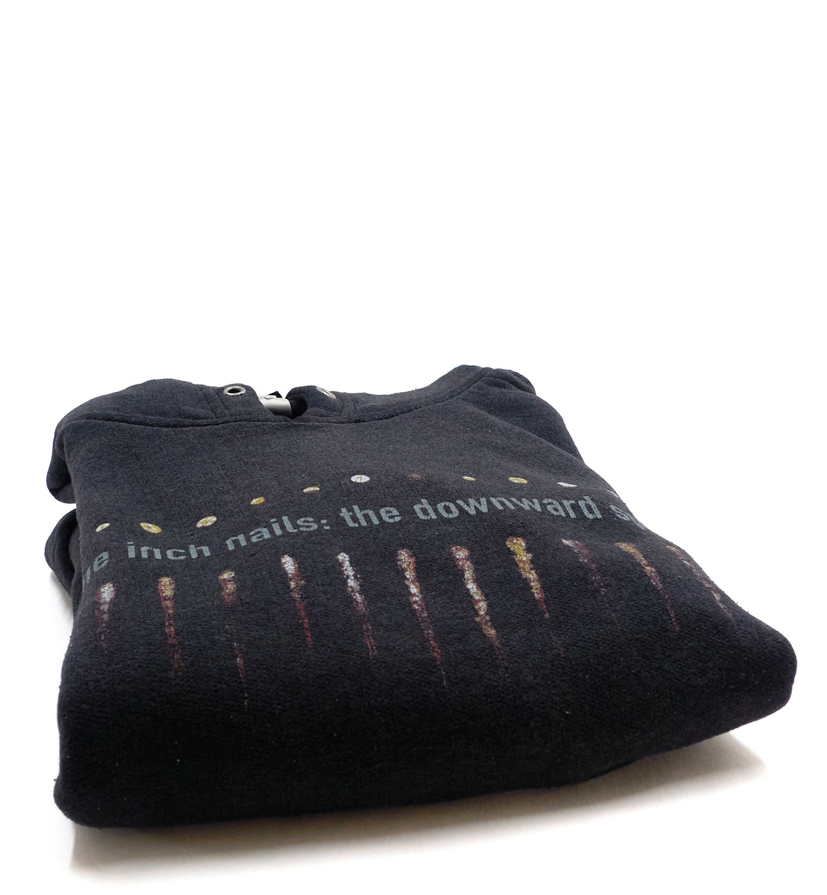 Nine Inch Nails – The Downward Spiral Self Destruct 1994 Tour Hooded Sweat Shirt Size Medium