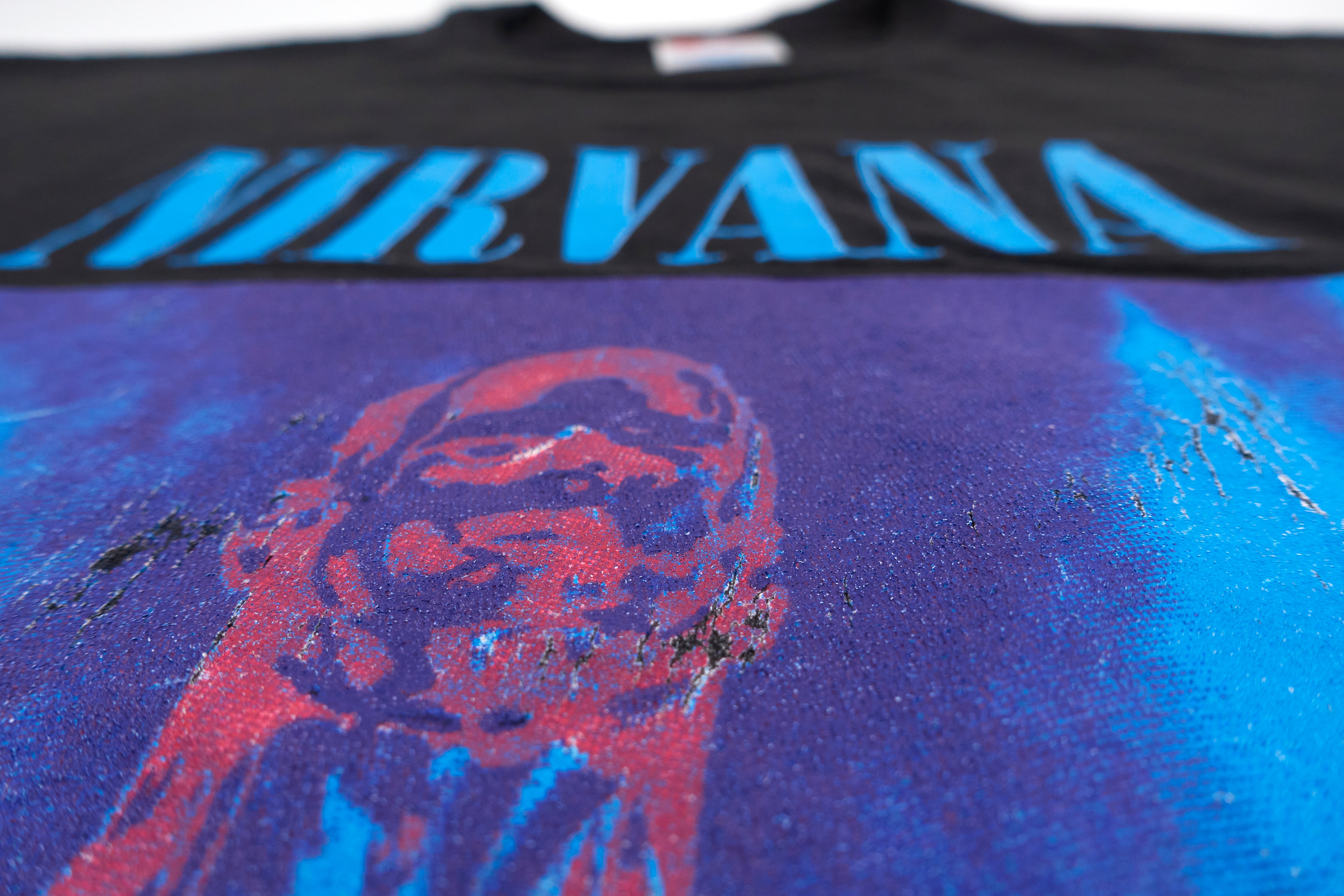 Nirvana - Sliver Tour Shirt Backstage Pass Official Size XL