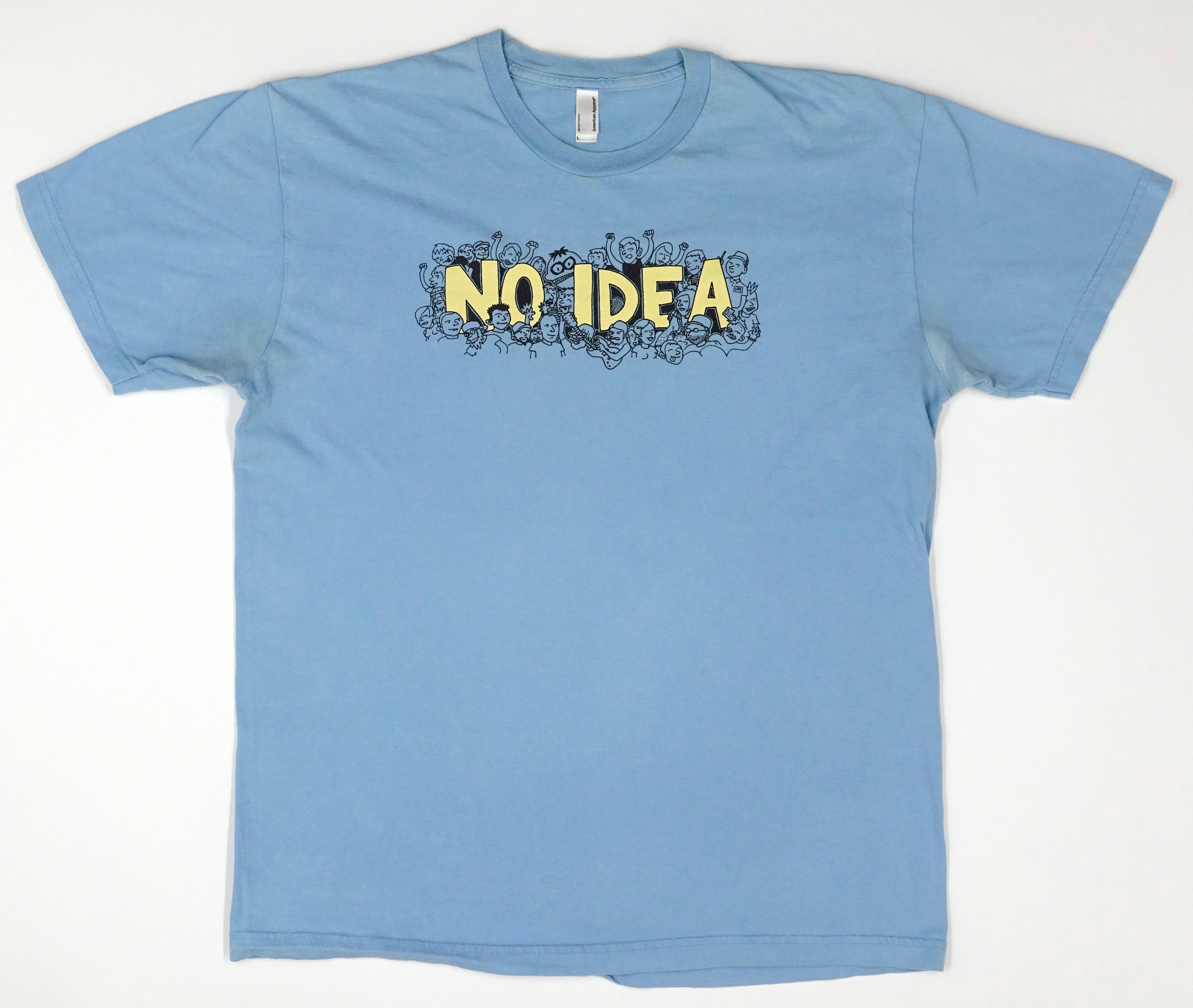 No Idea Records – Cartoon Fans Drawing Shirt Size Large