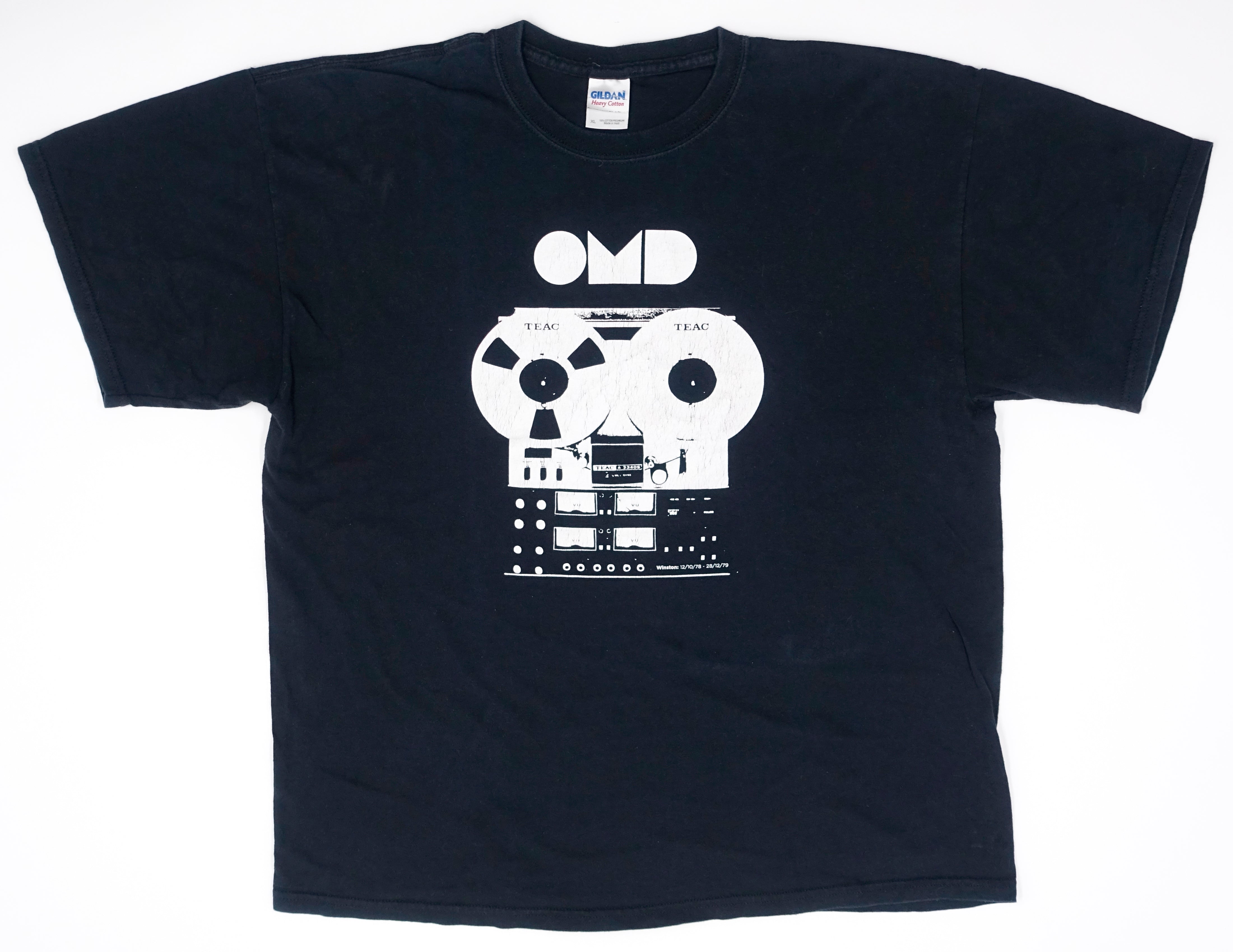 Orchestral Manoeuvres In The Dark (OMD) - Winston Teac Recorder Tour Shirt Size XL