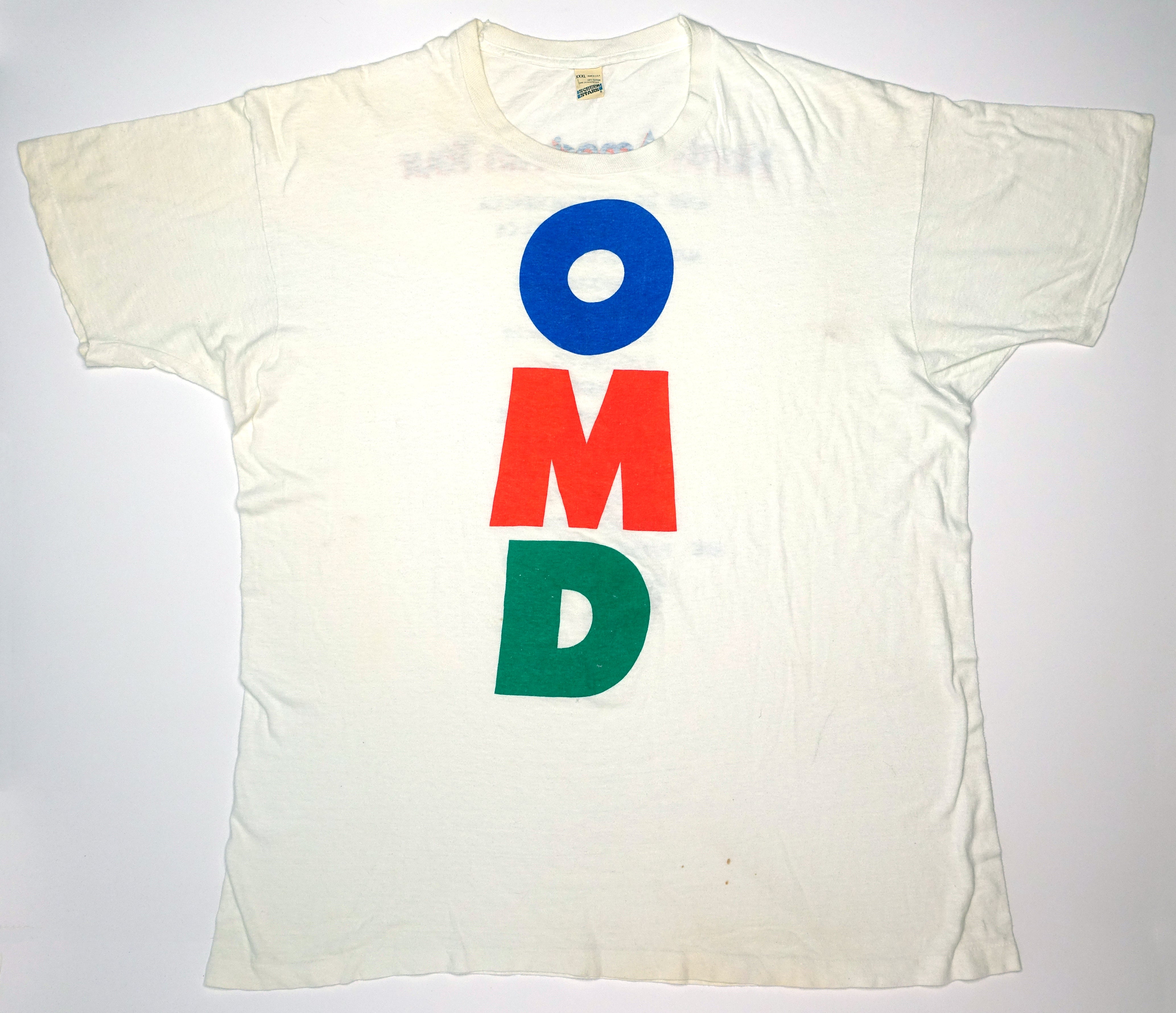Orchestral Manoeuvres In The Dark (OMD) - The Pacific Age 1988 US Tour Shirt Size XXXL