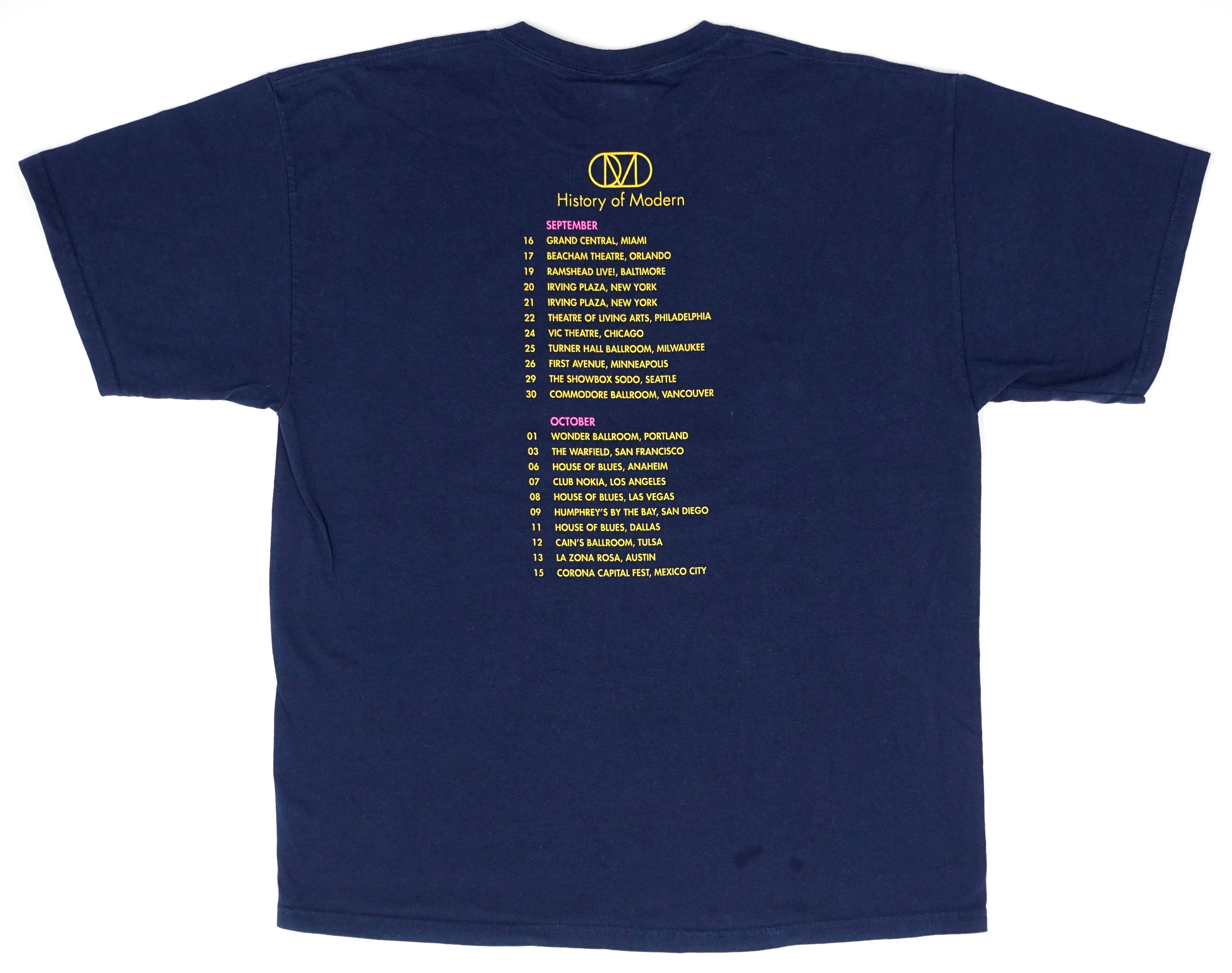 Orchestral Manoeuvres In The Dark (OMD) - History Of Modern 2011 US Tour Shirt Size XL