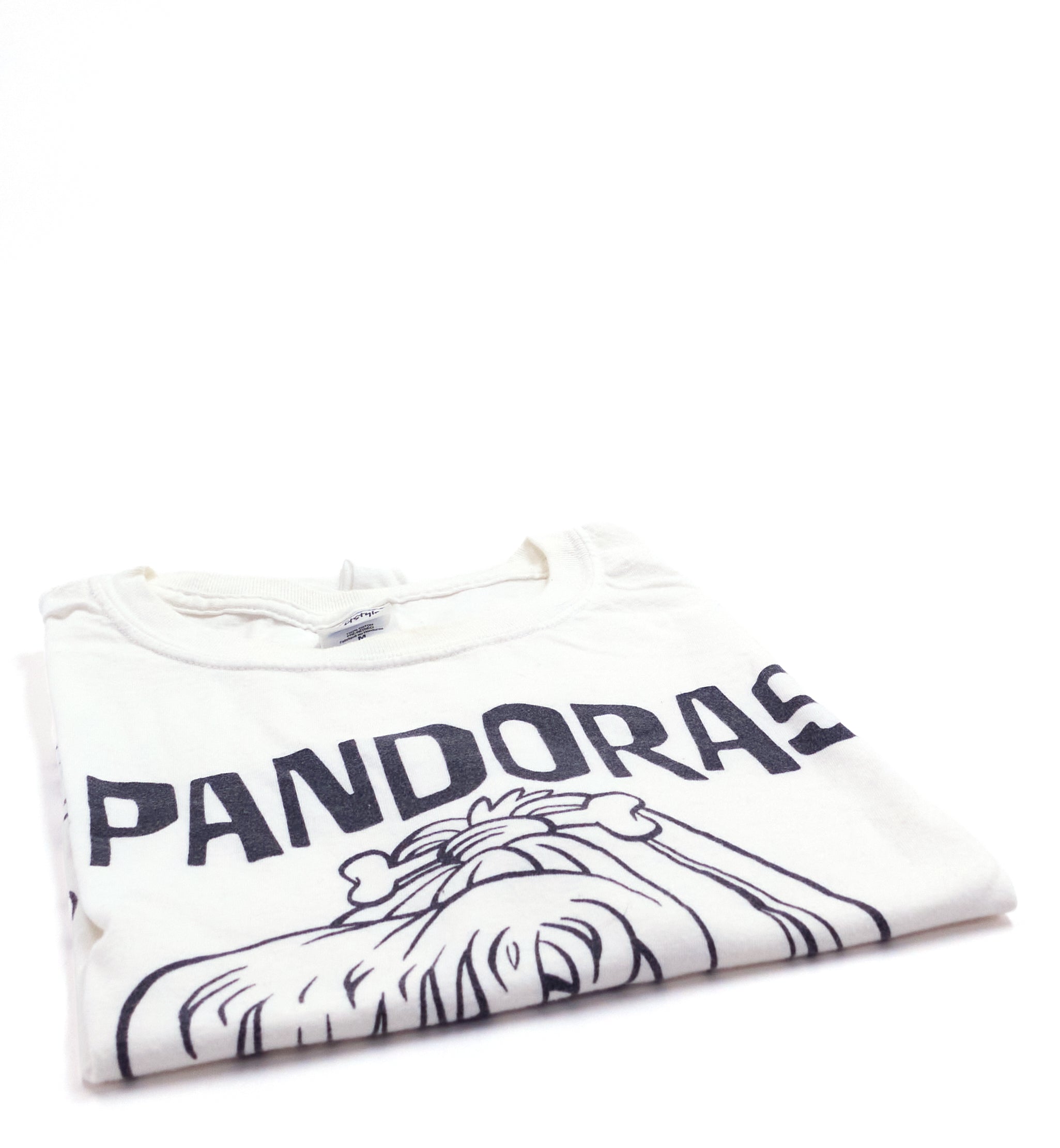 Pandoras - Chris Shary White Tour Shirt Size Medium