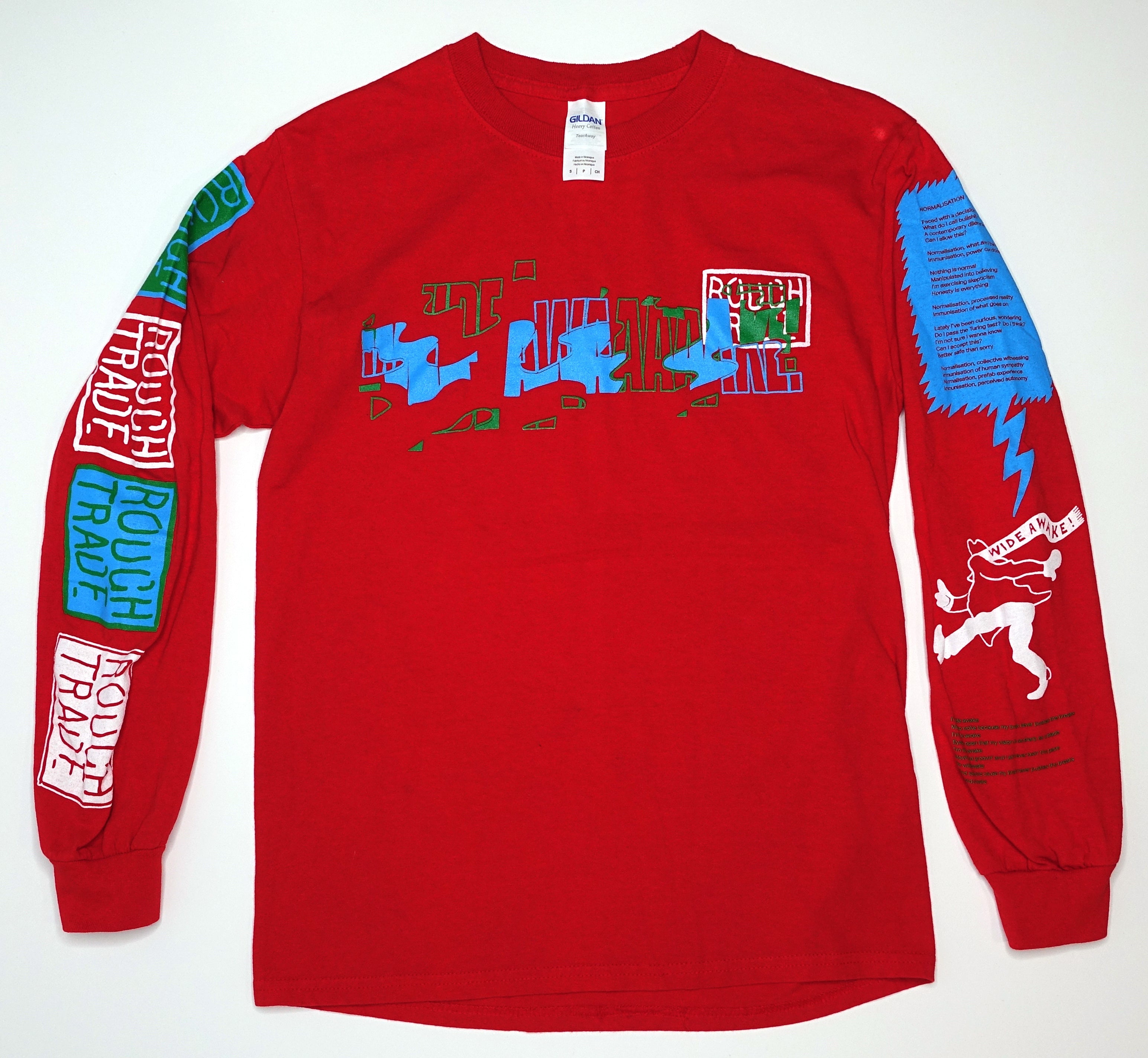 Parquet Courts - Wide Awake! Rough Trade Records Long Sleeve Tour Shirt Size Small