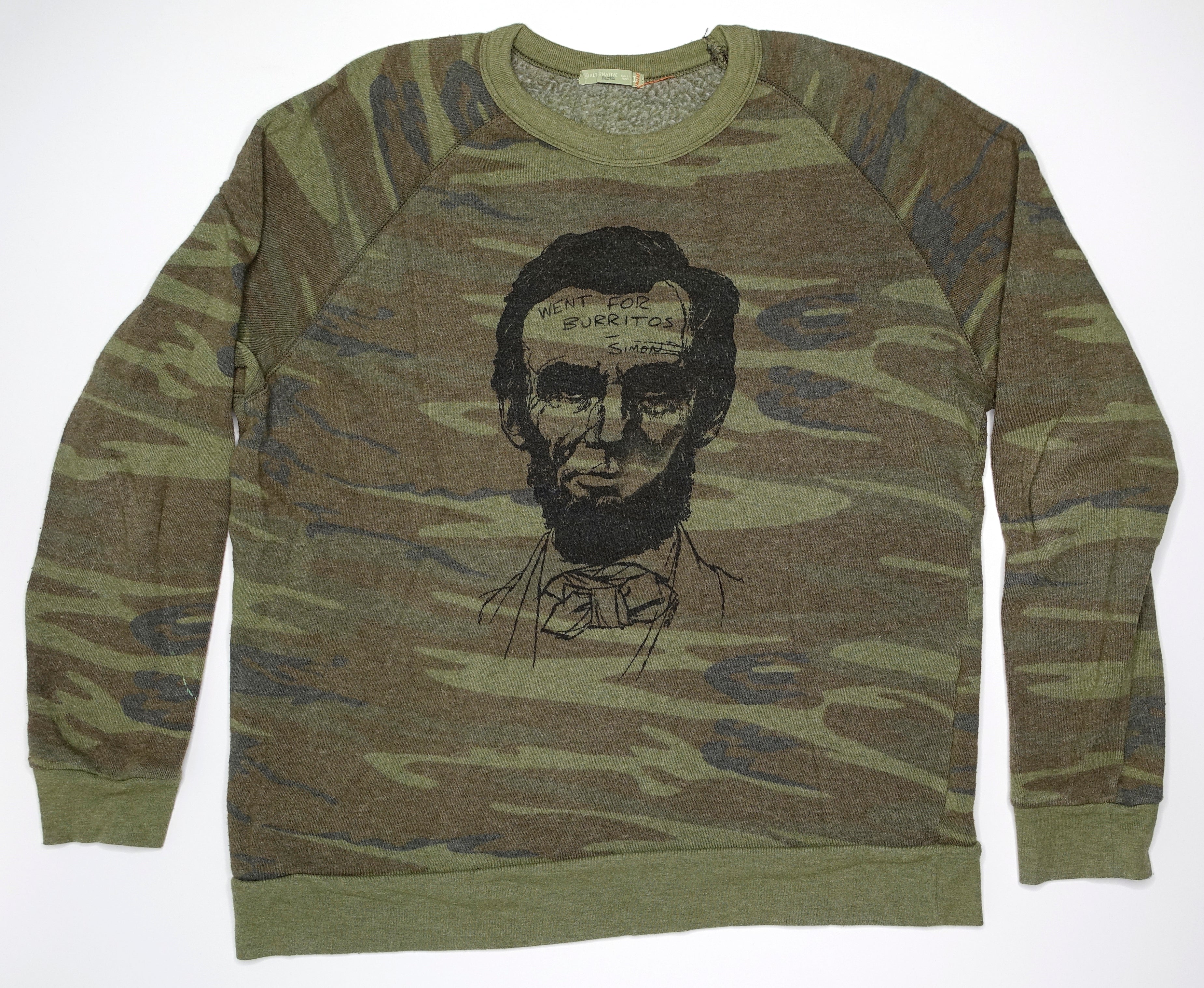 Pitchfork - Went For Burritos (Bootleg By Me) Sweat Shirt Size XL