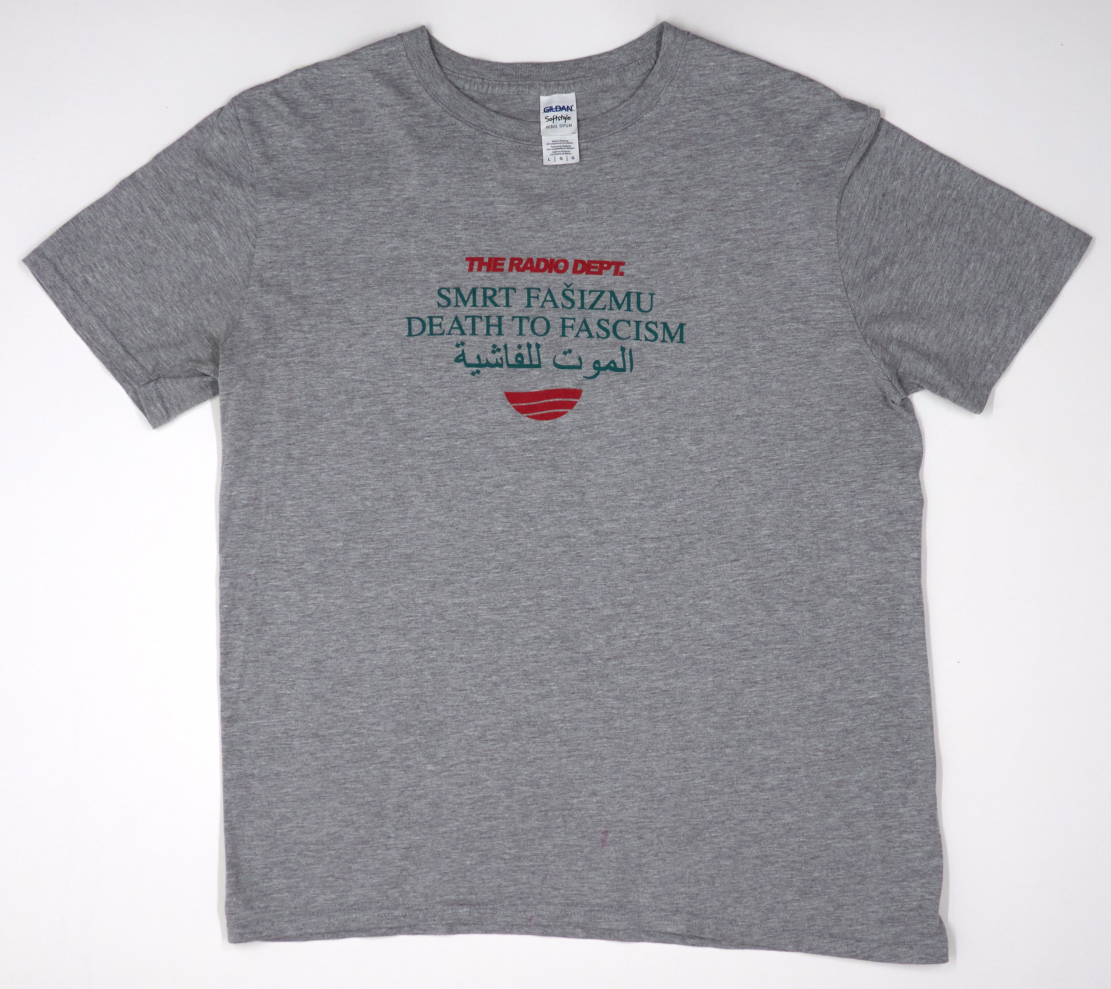 Radio Dept. - Death To Fascism 2014 Tour Shirt Size Large