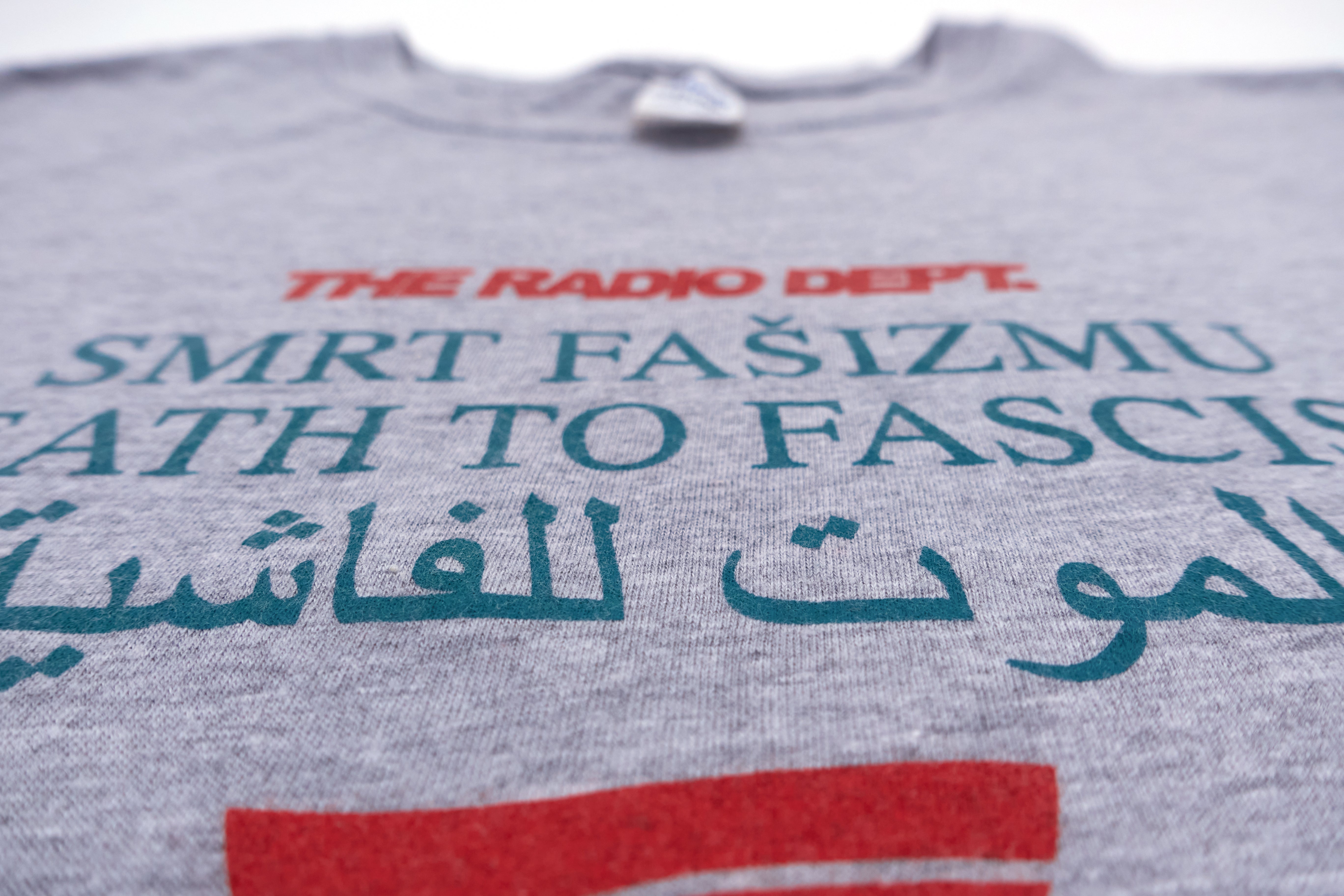 Radio Dept. - Death To Fascism 2014 Tour Shirt Size Large