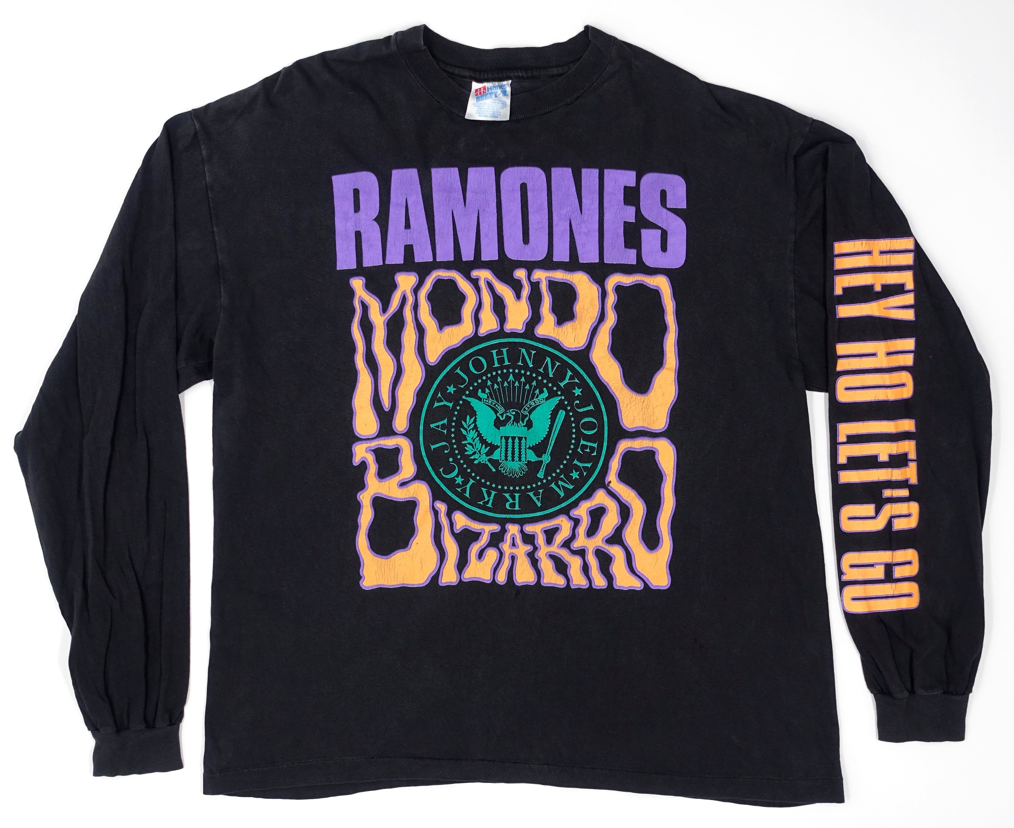 Ramones - Mondo Bizarro 1992 Long Sleeve Shirt Size Large