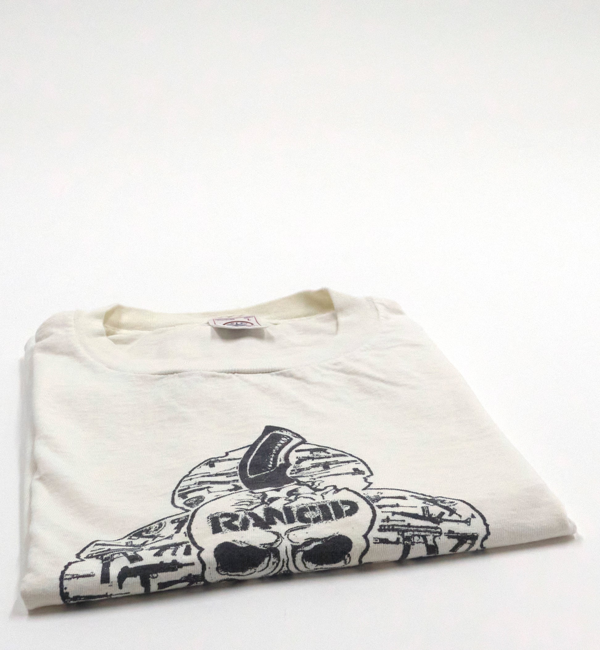 Rancid - Skull and Guns 2000 Tour Shirt Size Large