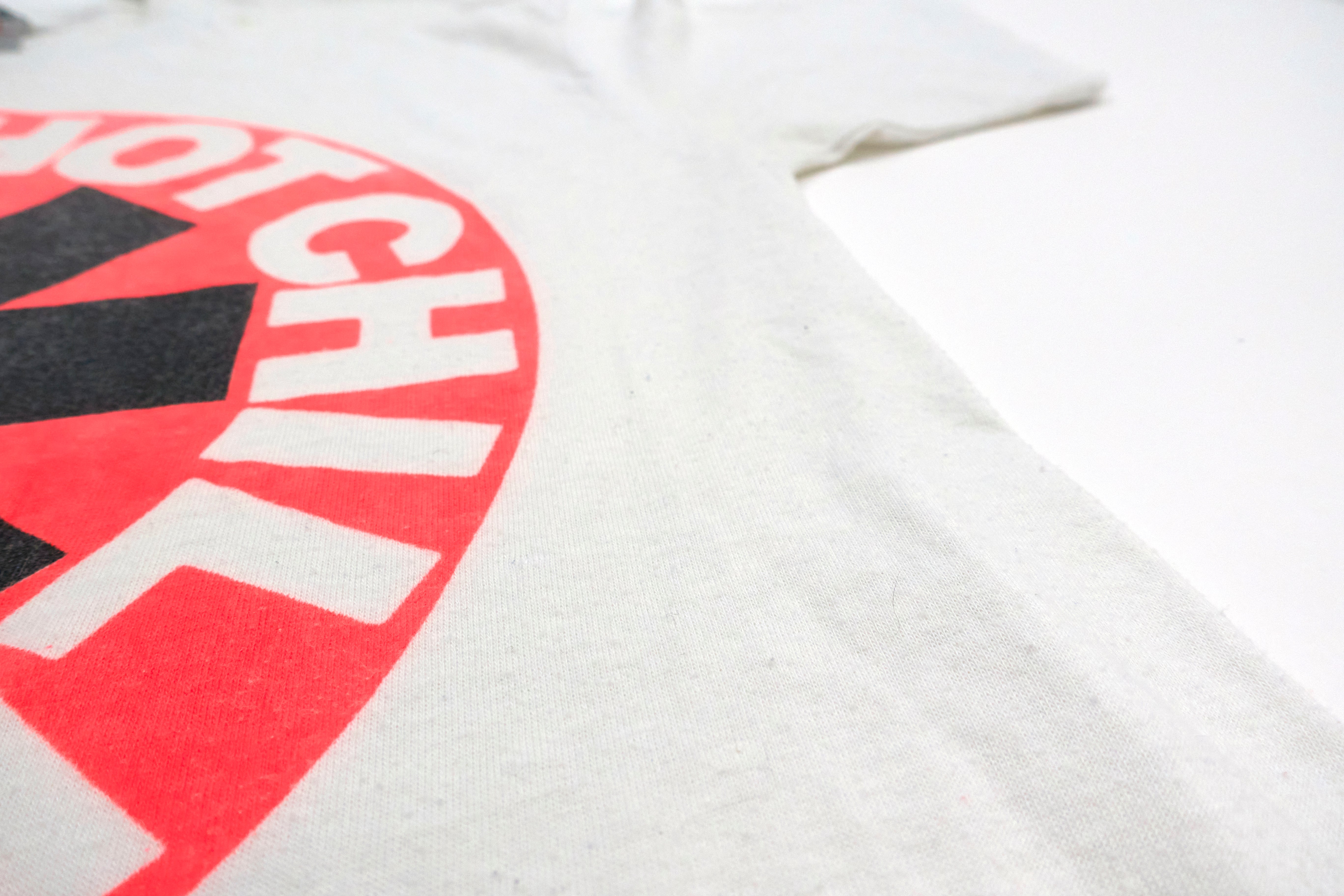 Red Hot Chili Peppers - Orange Orca Logo by Bad Otis Link 1988 Tour Shirt Size XL