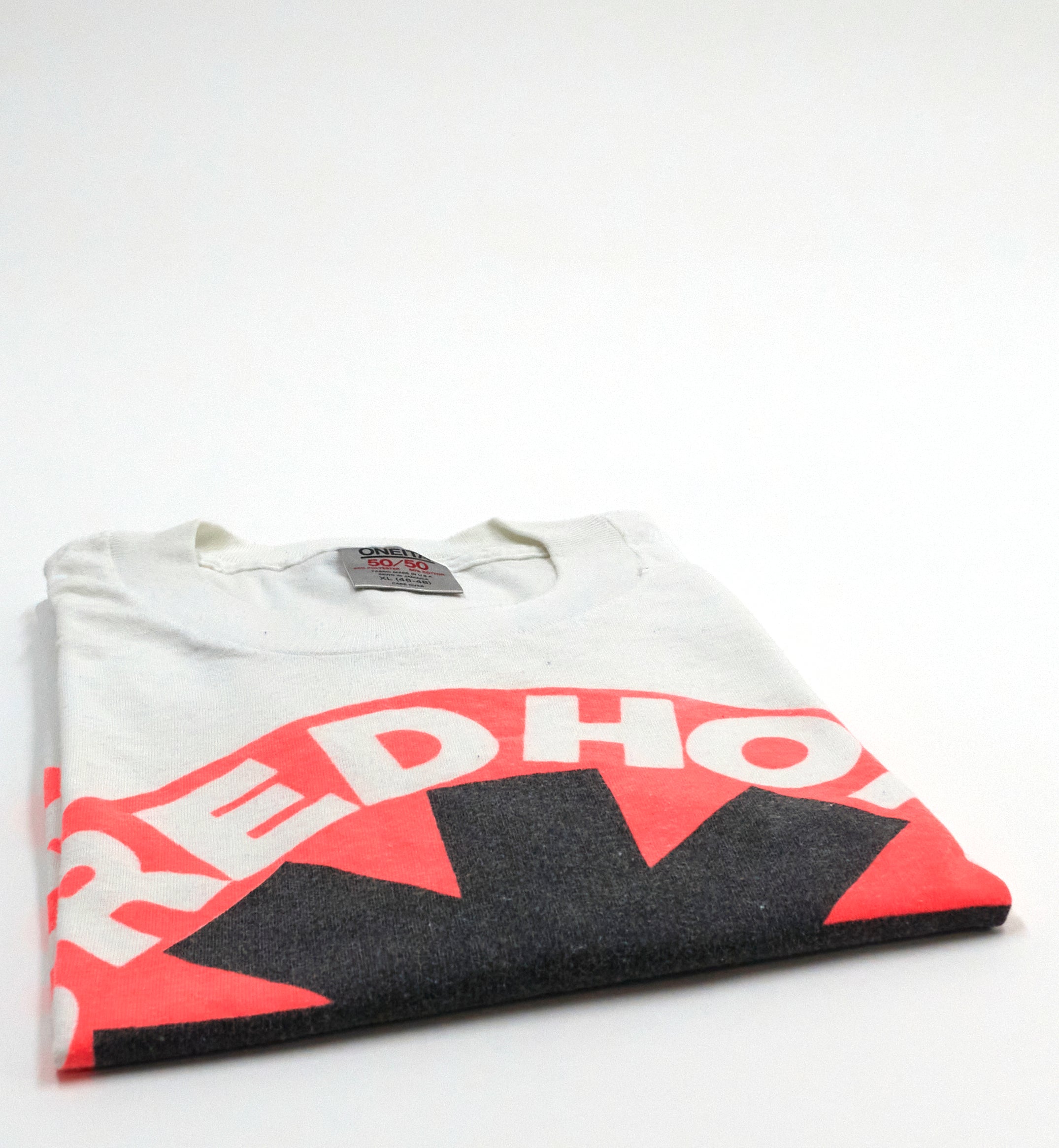 Red Hot Chili Peppers - Orange Orca Logo by Bad Otis Link 1988 Tour Shirt Size XL