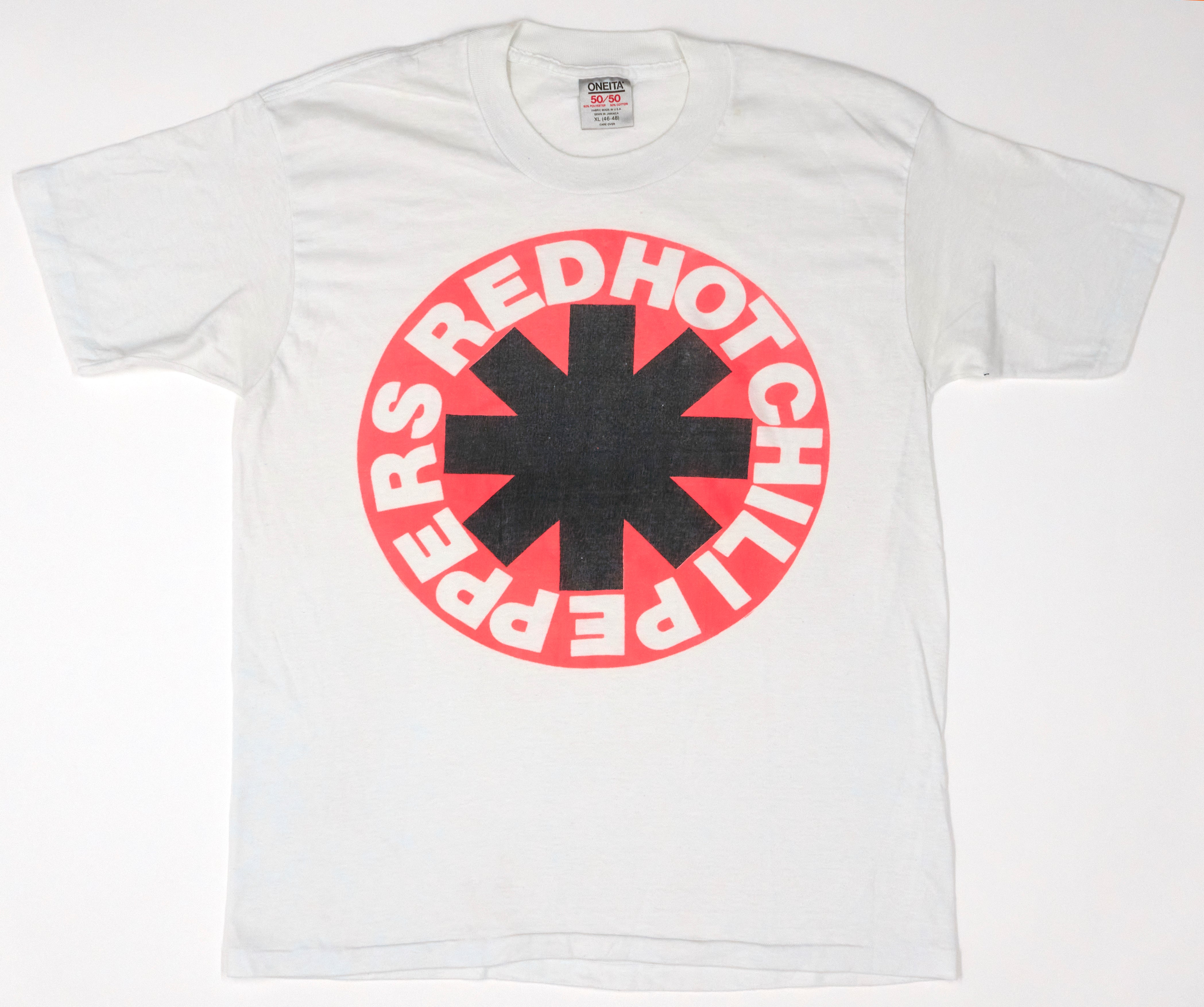 Red Hot Chili Peppers - Orange Orca Logo by Bad Otis Link 1988 Tour Shirt Size XL