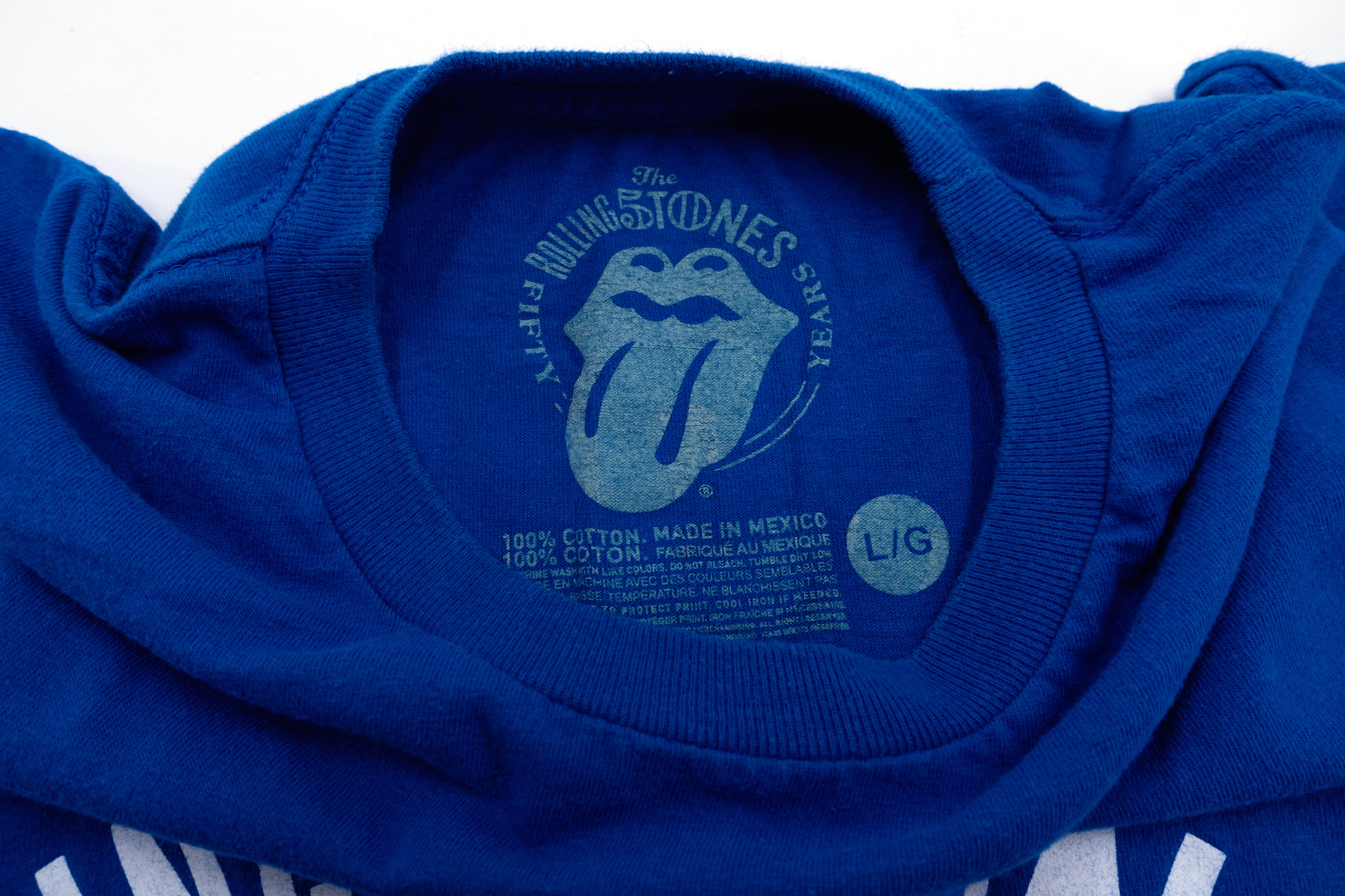 Rolling Stones – 50th Anniversary Toronto Canada Tour Shirt Size Large