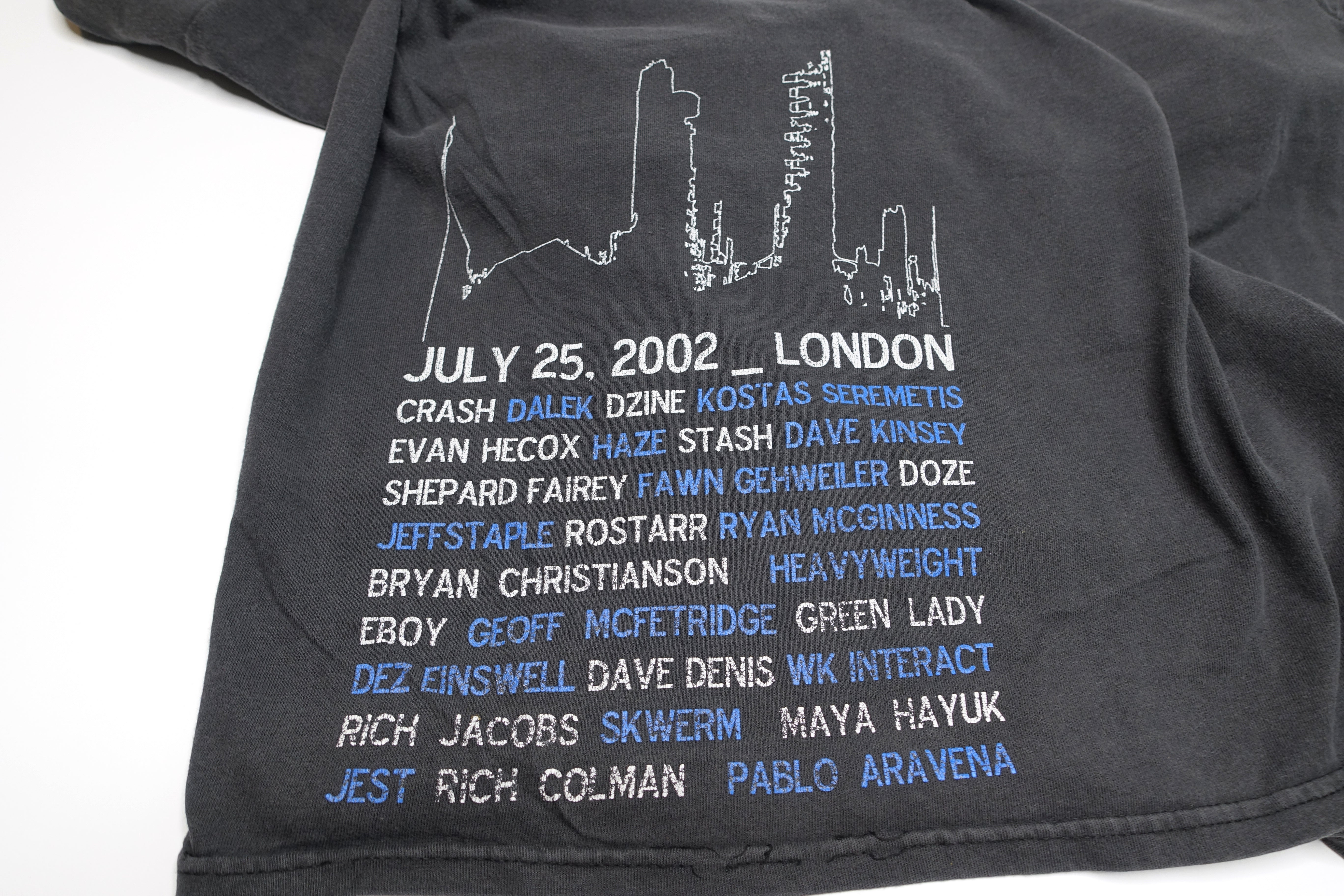 Royal Elastics - Street Wise Art July 2002 London Limited Edition XXL Shirt