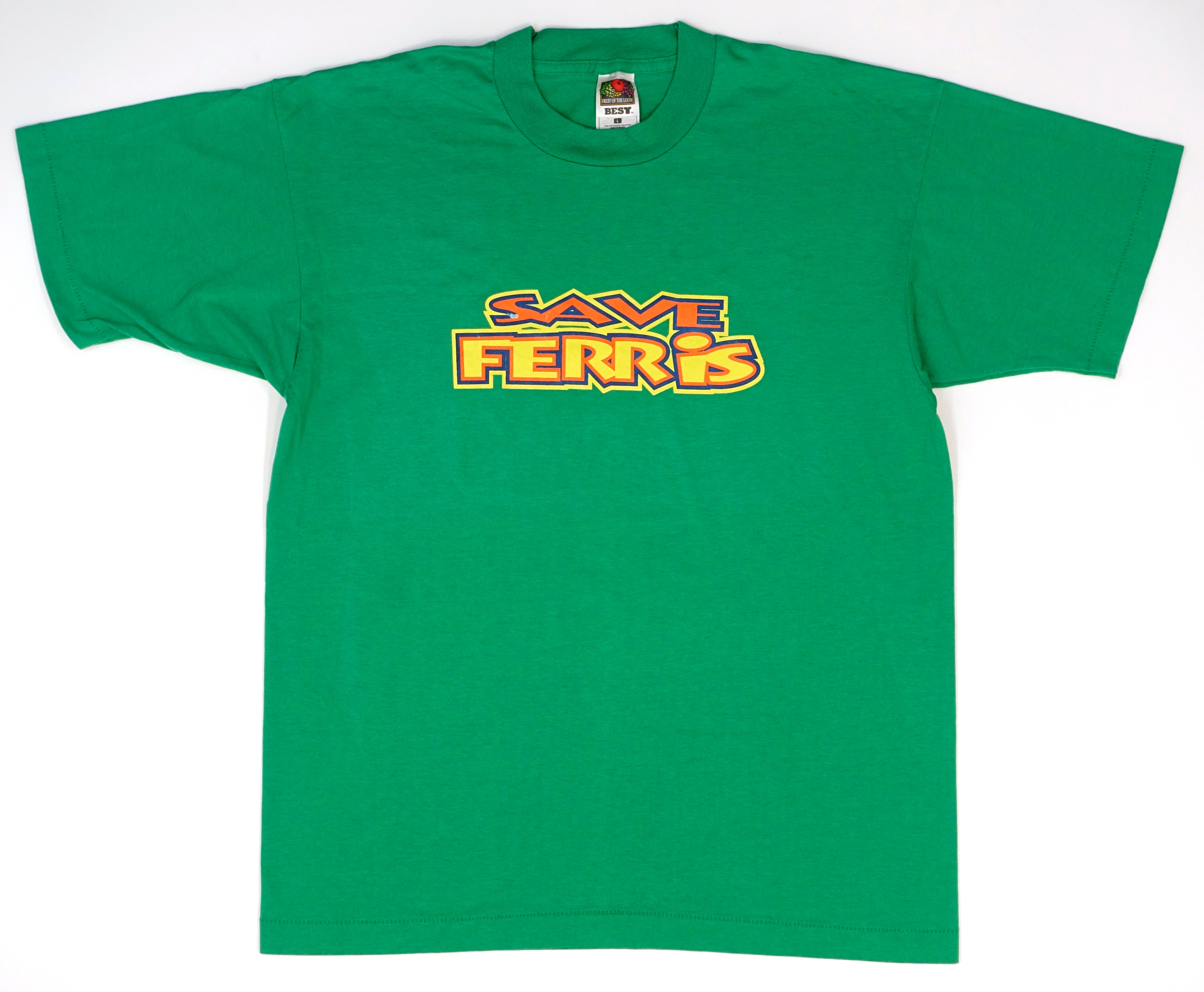Save Ferris - Save Ferris Logo (Green) Tour Shirt Size Large