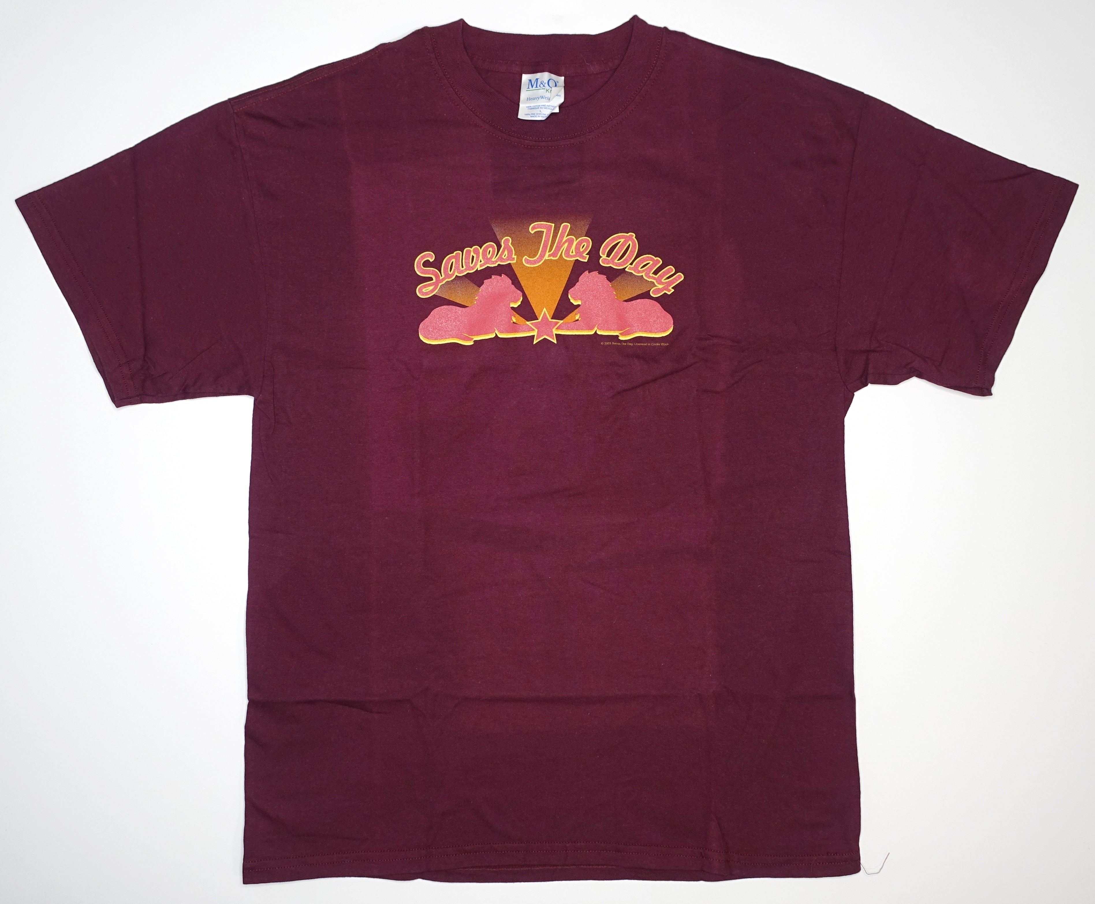 Saves The Day - In Reverie Lions 2003 Tour Shirt Size Large