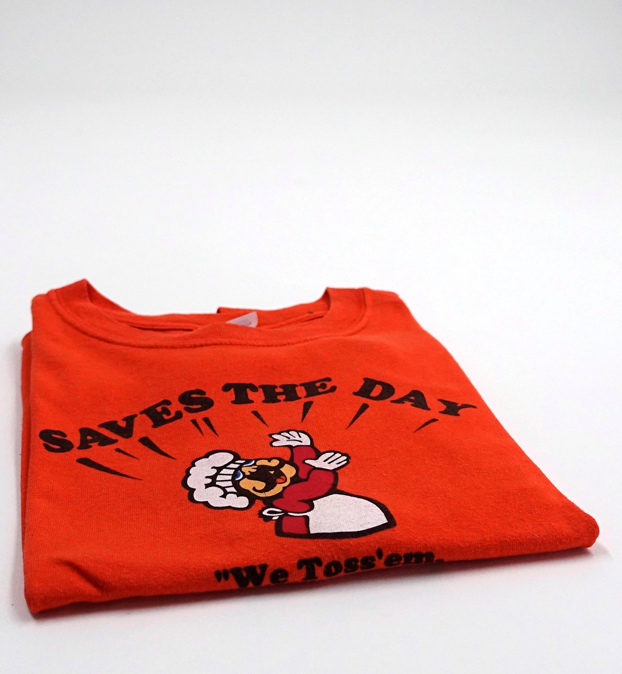 Saves The Day - We Toss' Em, They're Awesome Tour Shirt Size Medium